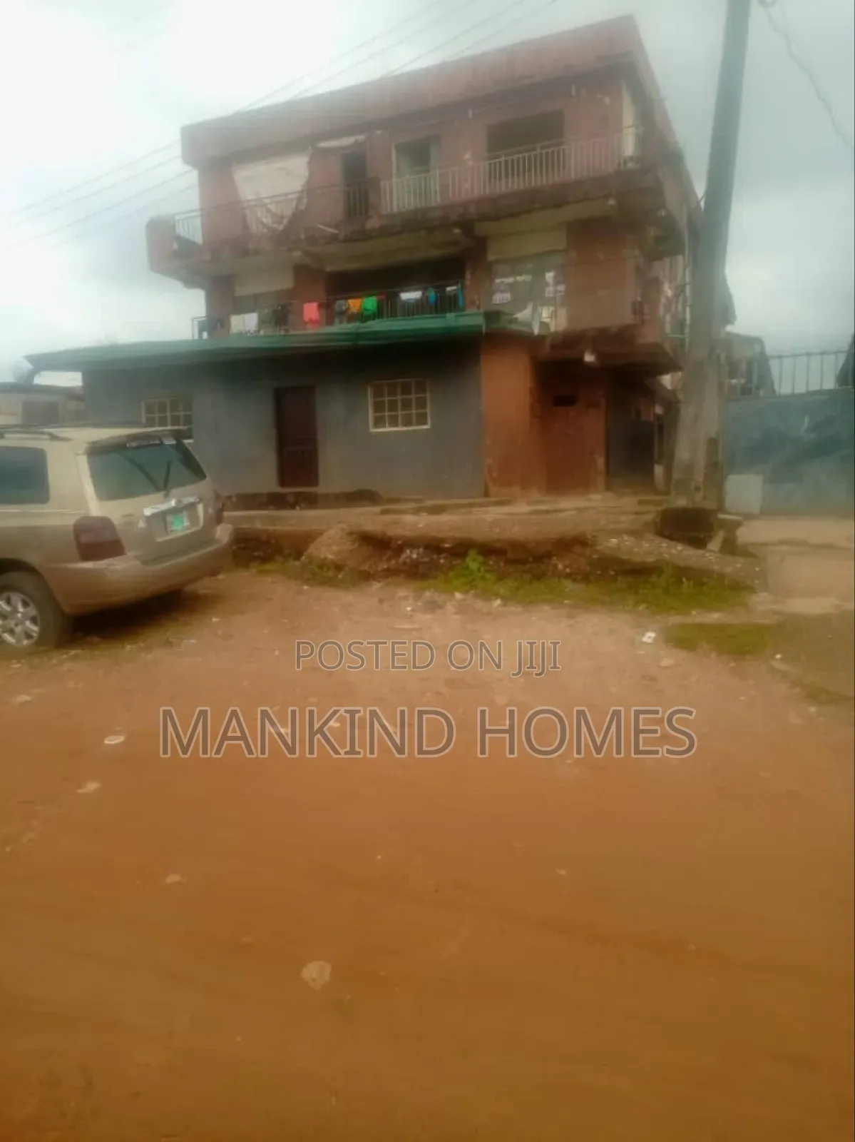 900sqm Land With Upstairs Off Branco Street, Mafoluku Oshodi