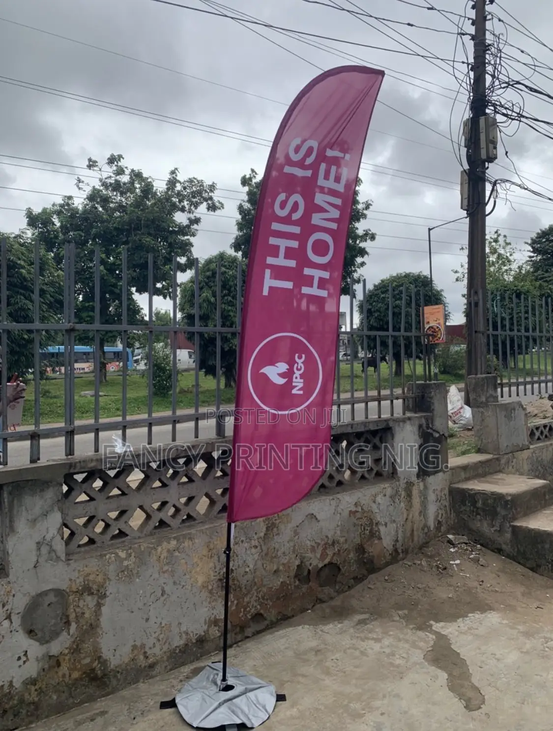 Feather Flag Banner Stand for Event Company Advertisement