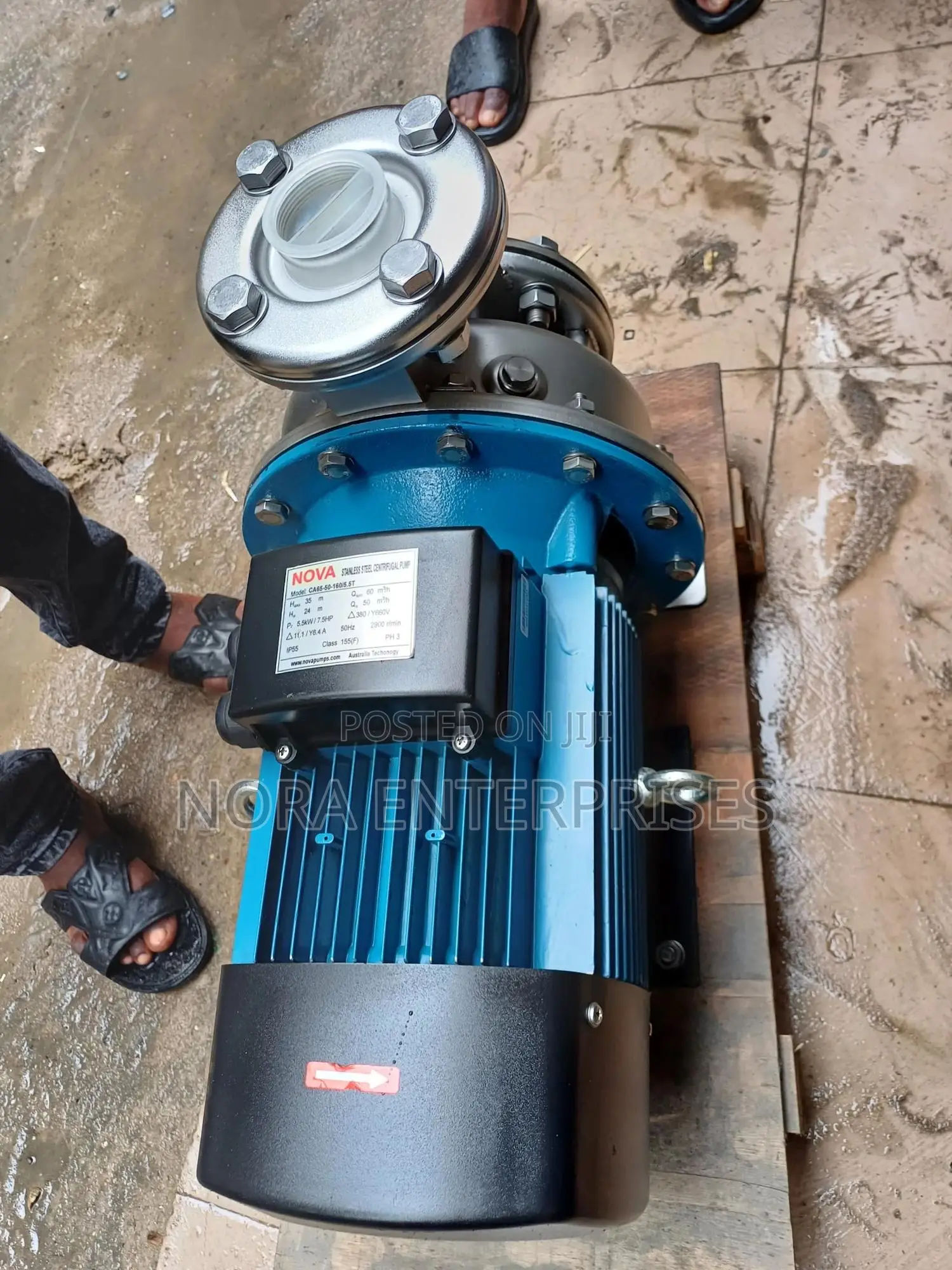7.5hp Nova Stainless Steel Centrifuge Pump