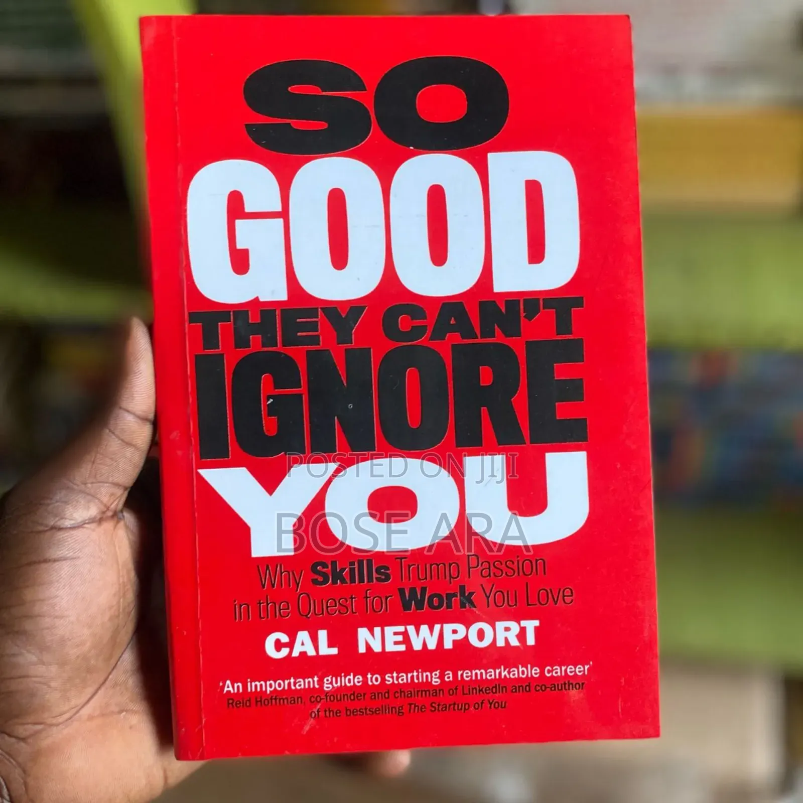 So Good They Can't Ignore You Book