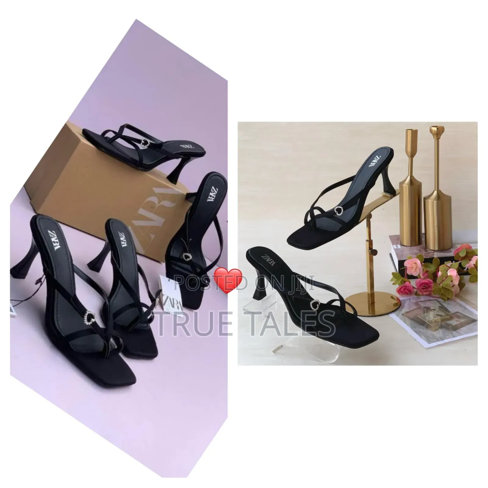 Classy And Chic Kitten Heels Slippers. #Iys Sizes 37-43