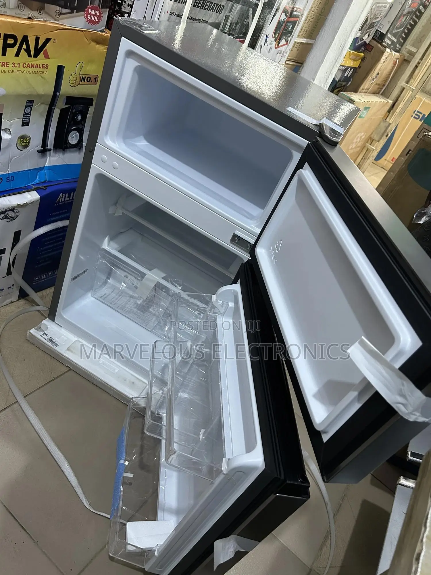 Brand New Original Hisense Doble Door Refrigerator Full Coper Engine