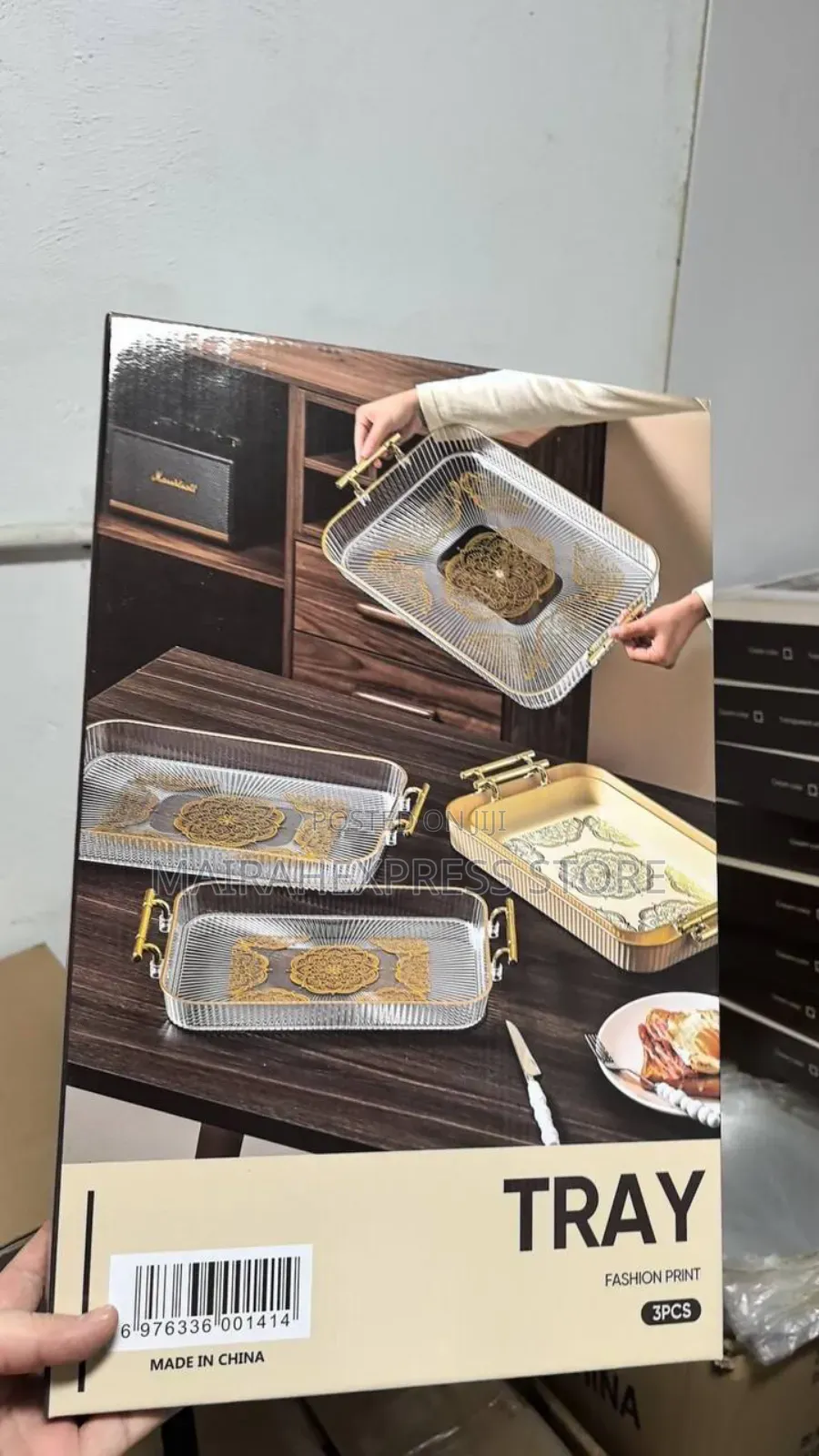 3pcs Acrylic Serving Tray (T2mm7)