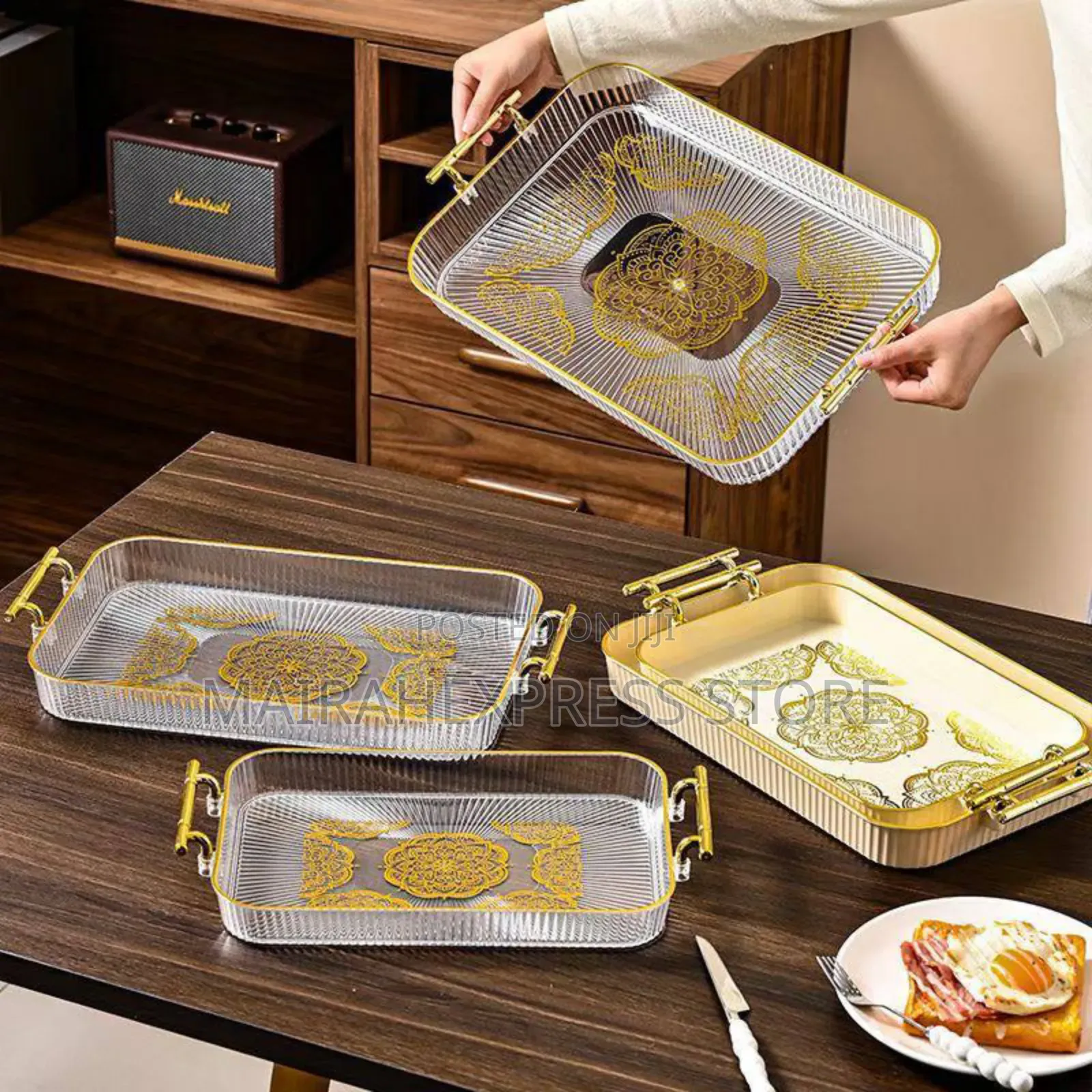 3pcs Acrylic Serving Tray (T2mm7)