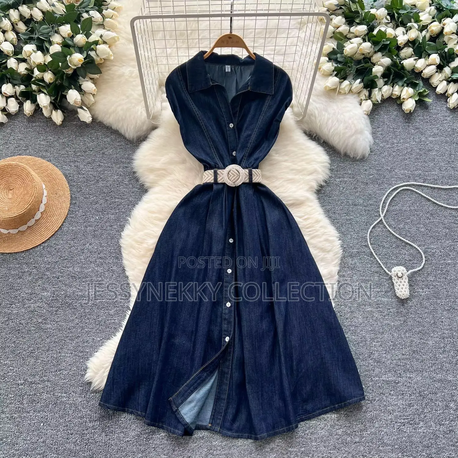 New Quality Luxurious Ladies Denim Dress