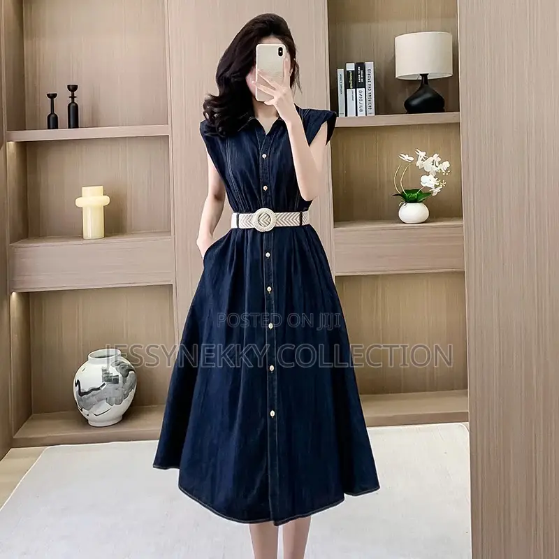 New Quality Luxurious Ladies Denim Dress