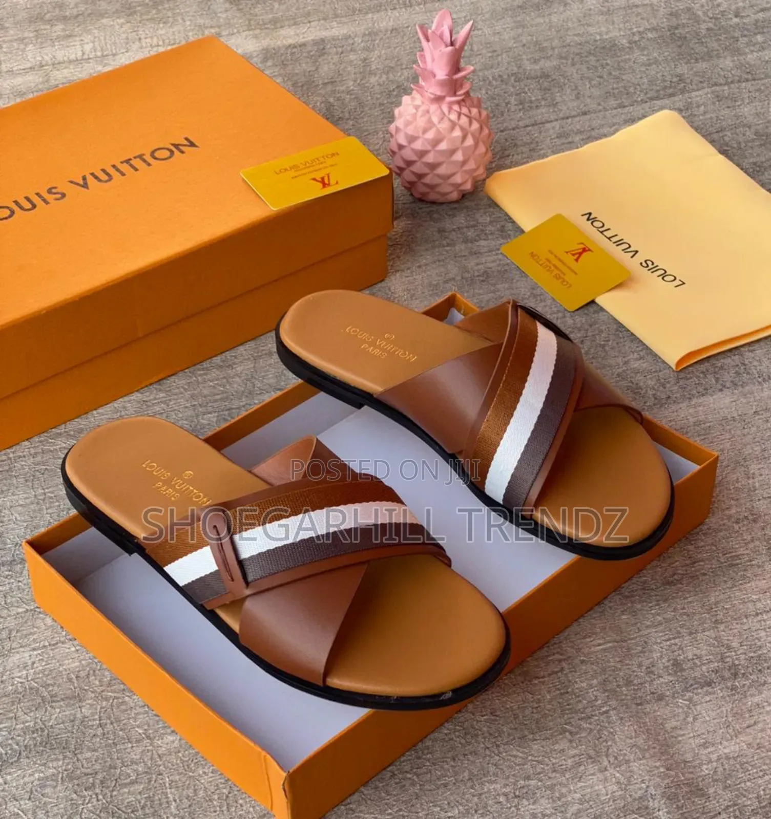 Men Shoes Classy Palm Slippers