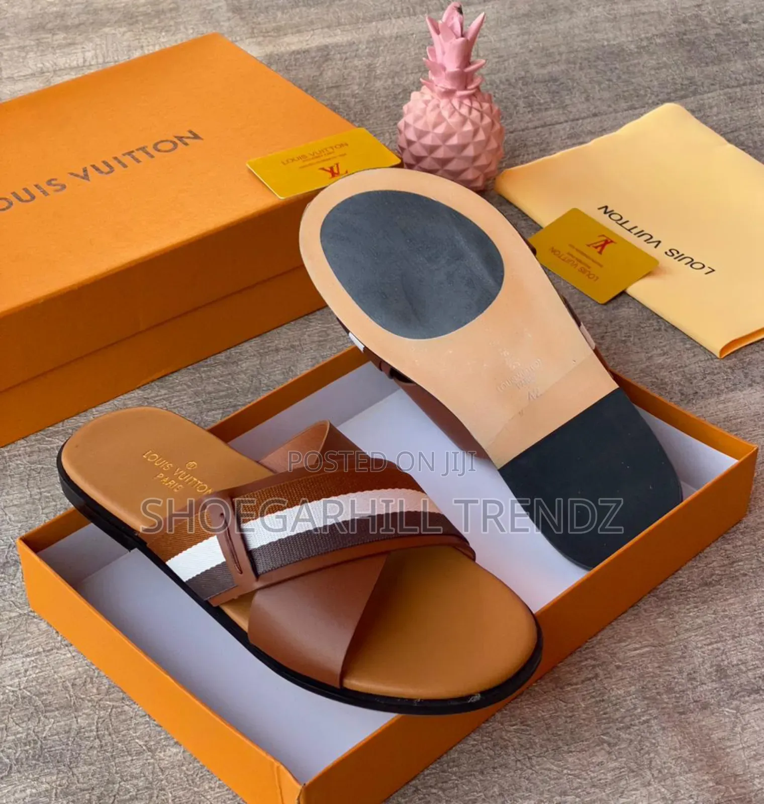 Men Shoes Classy Palm Slippers