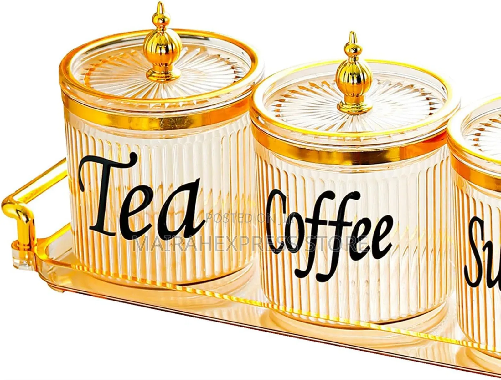 3 In 1 Acrylic Tea Set With Tray (T2mm7)