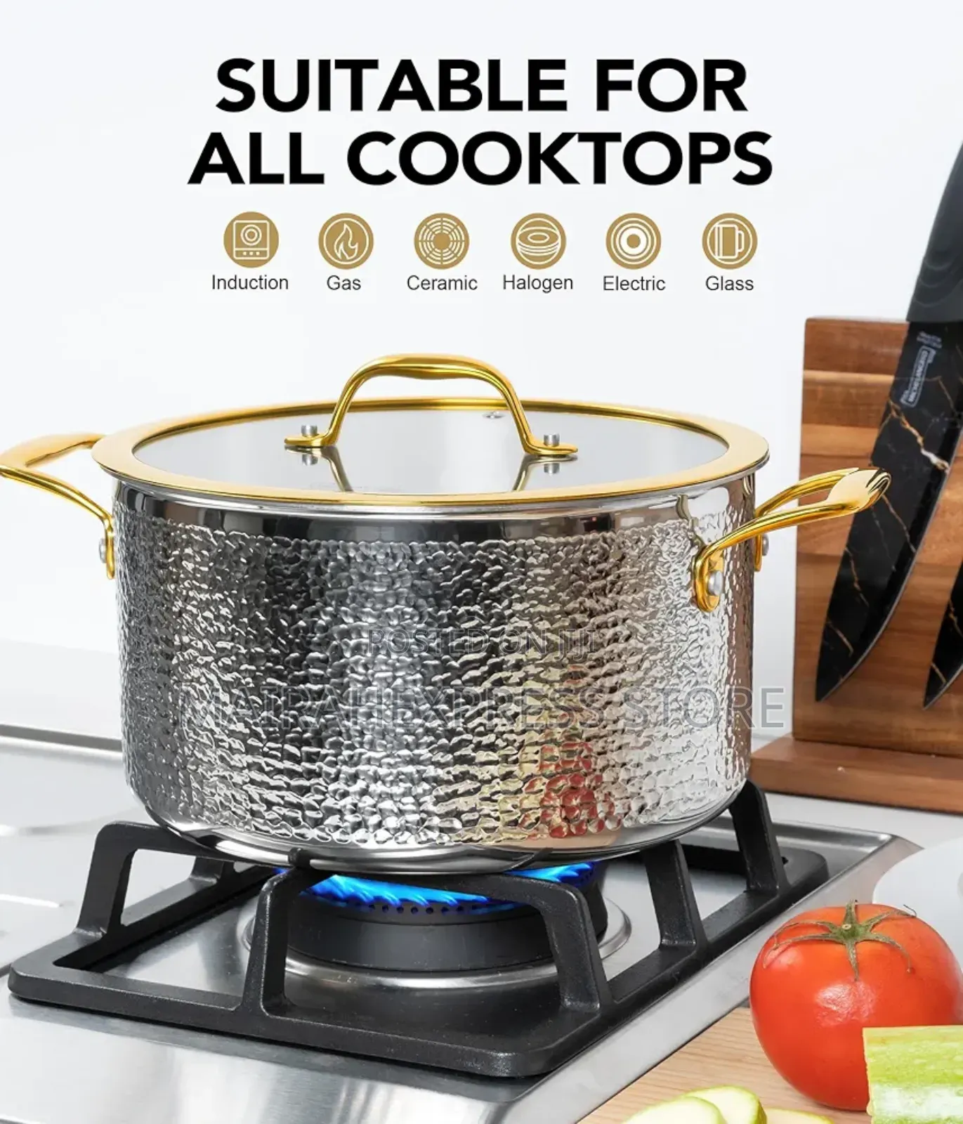 Honeycomb Stainless Steel Cookware Set (T2mm7)