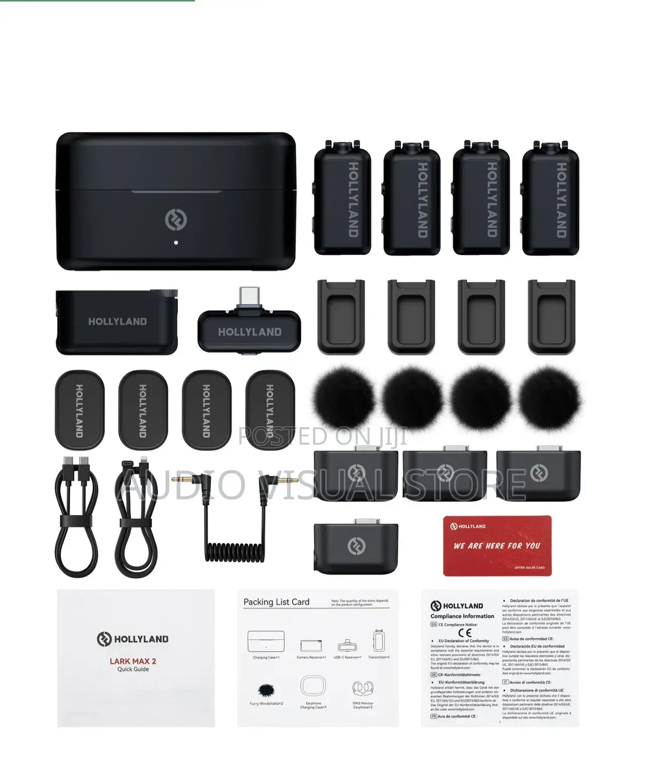 Hollyland Lark Max 2 Combo 4-Person Wireless Microphone System
