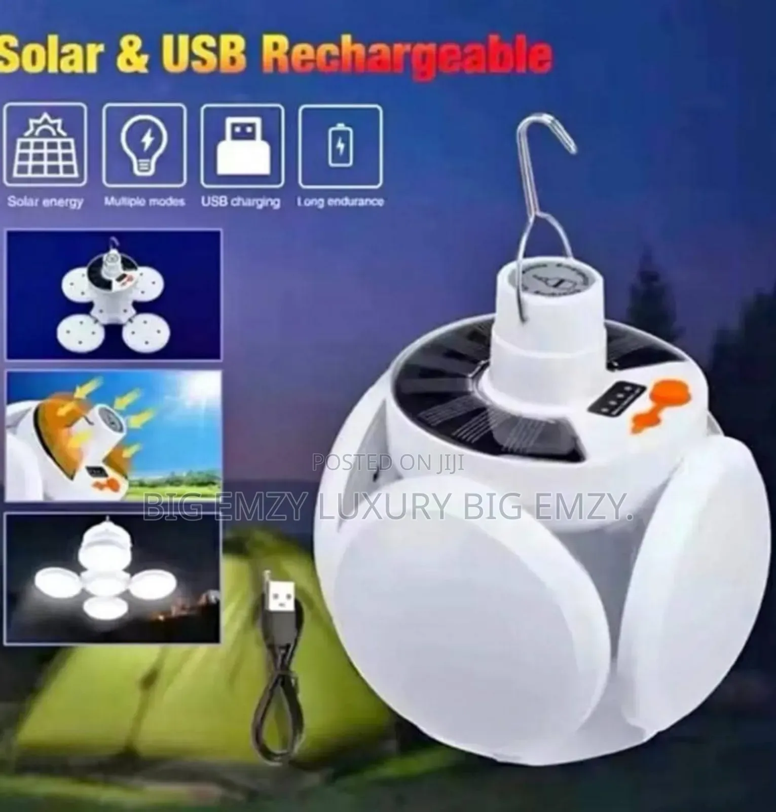 Solar Led Camping Lantern.