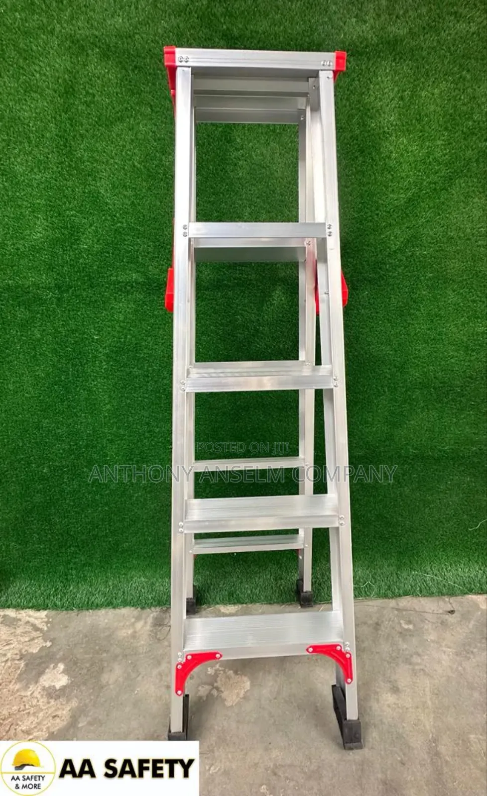 Double Side 5step Aluminum Ladders and All Sizes Available at Our Shop