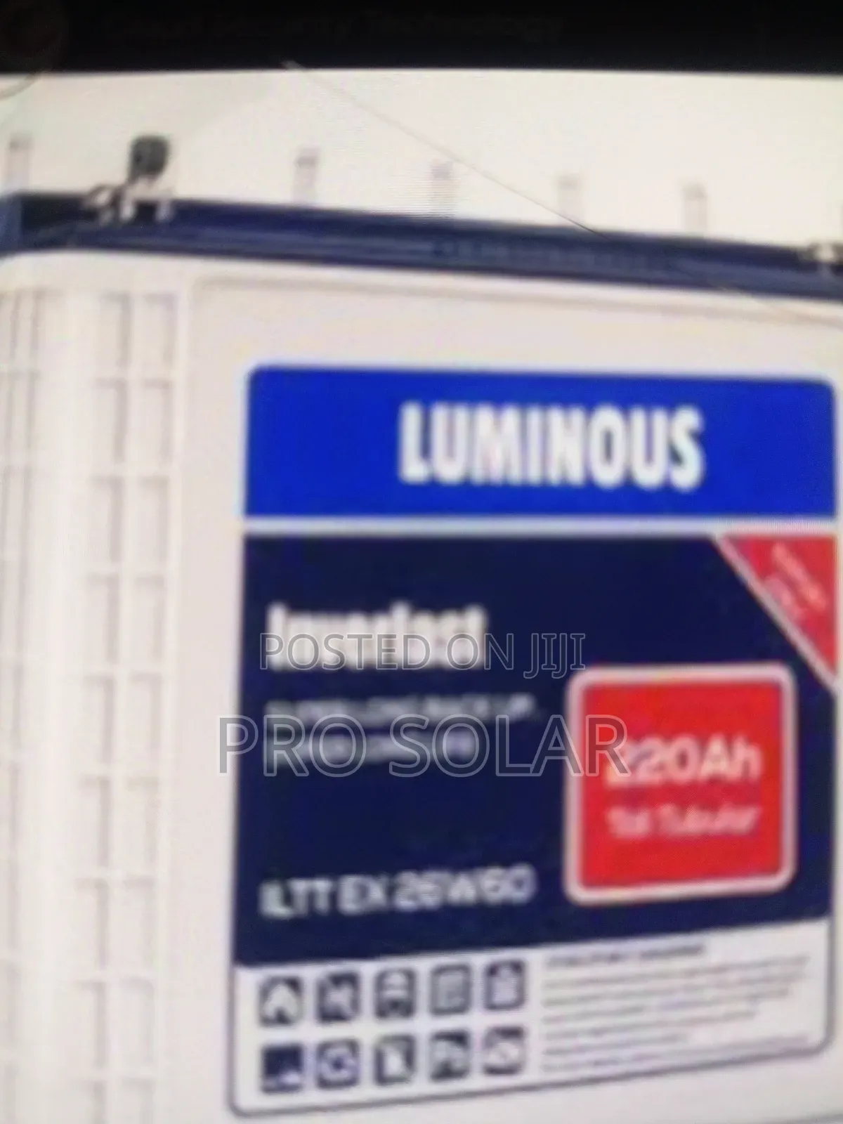 Luminous Inverlast Tall Tubular Battery