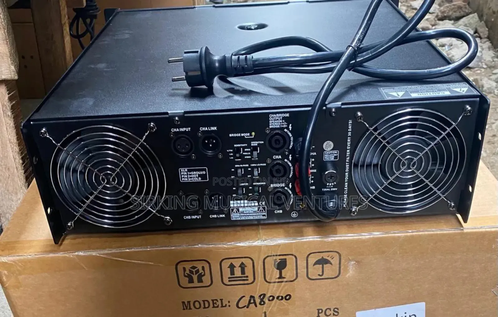 JBL 8000watts Amplifier Heavy Duty