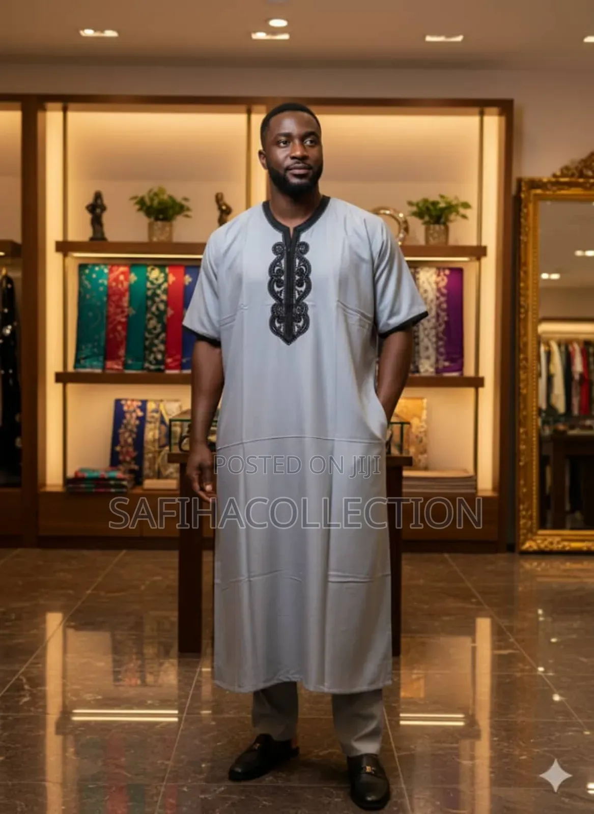 Cotton Morocco Top and Trouser Jallabiya