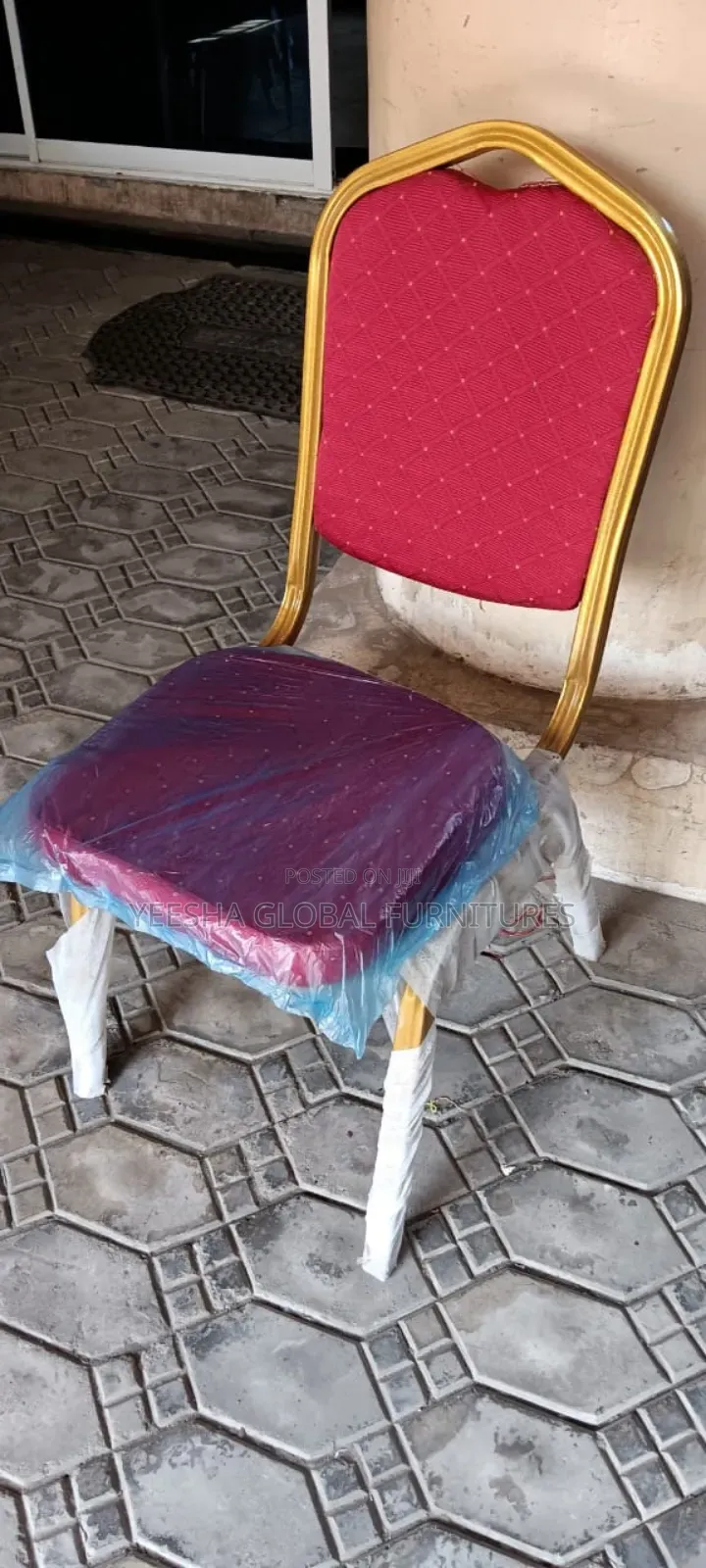 Banquet Chair Gold Frame