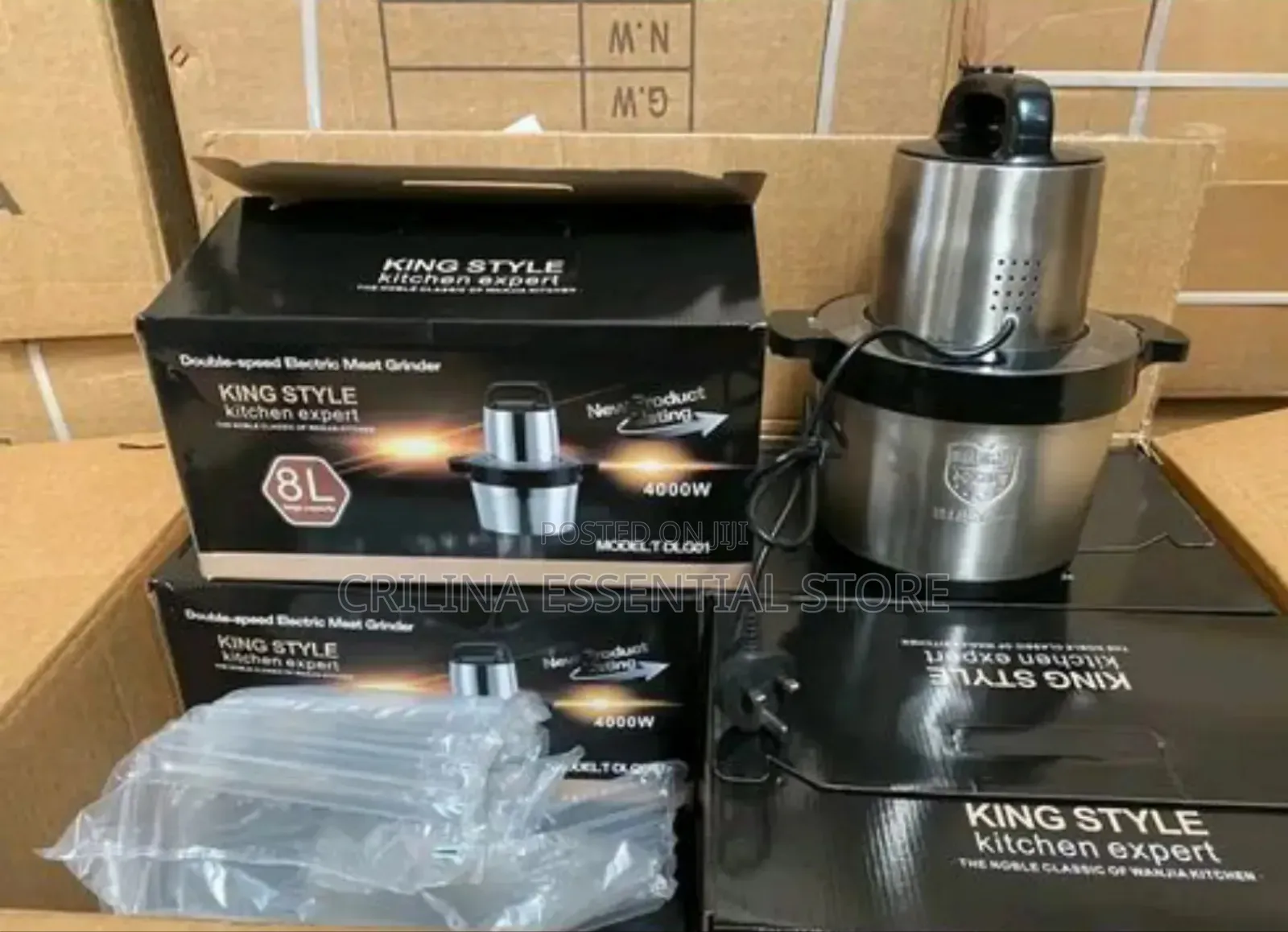 King Style 8l Stainless Steel Yam Pounder/Food Processor