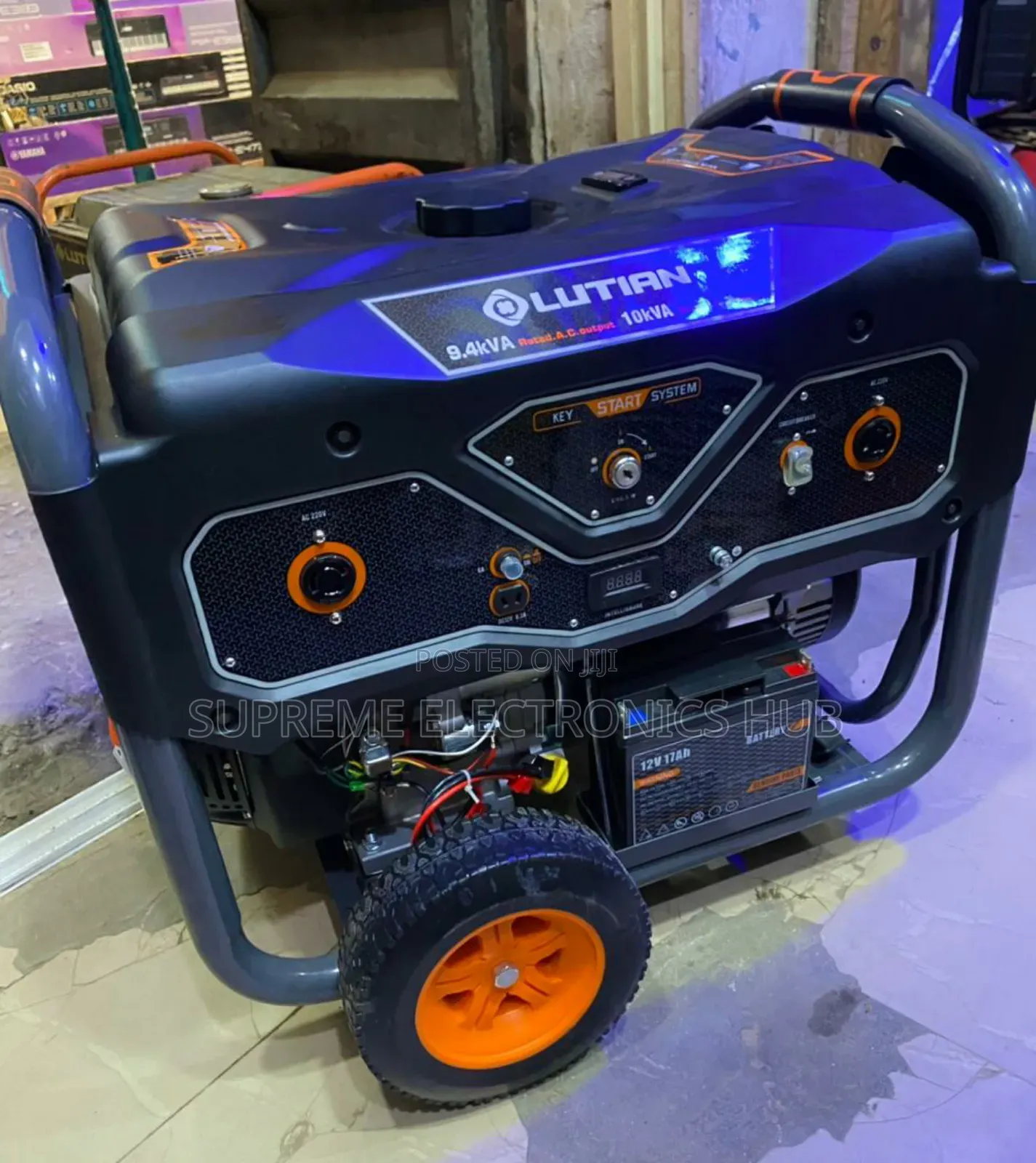10kva Black Lutian Petrol Generator {Remote Control Generator Set}