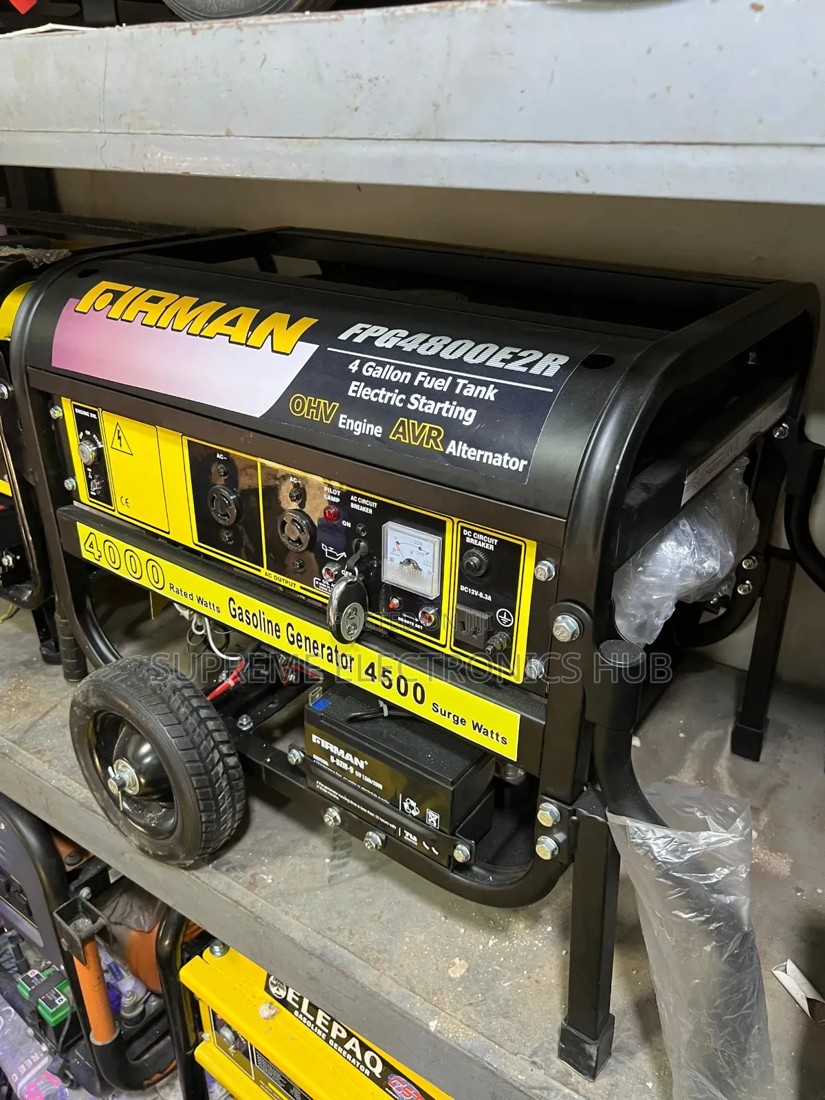 Model Fpg4800e2 Firman Black Design Petrol Generator Set (Very Rugged)