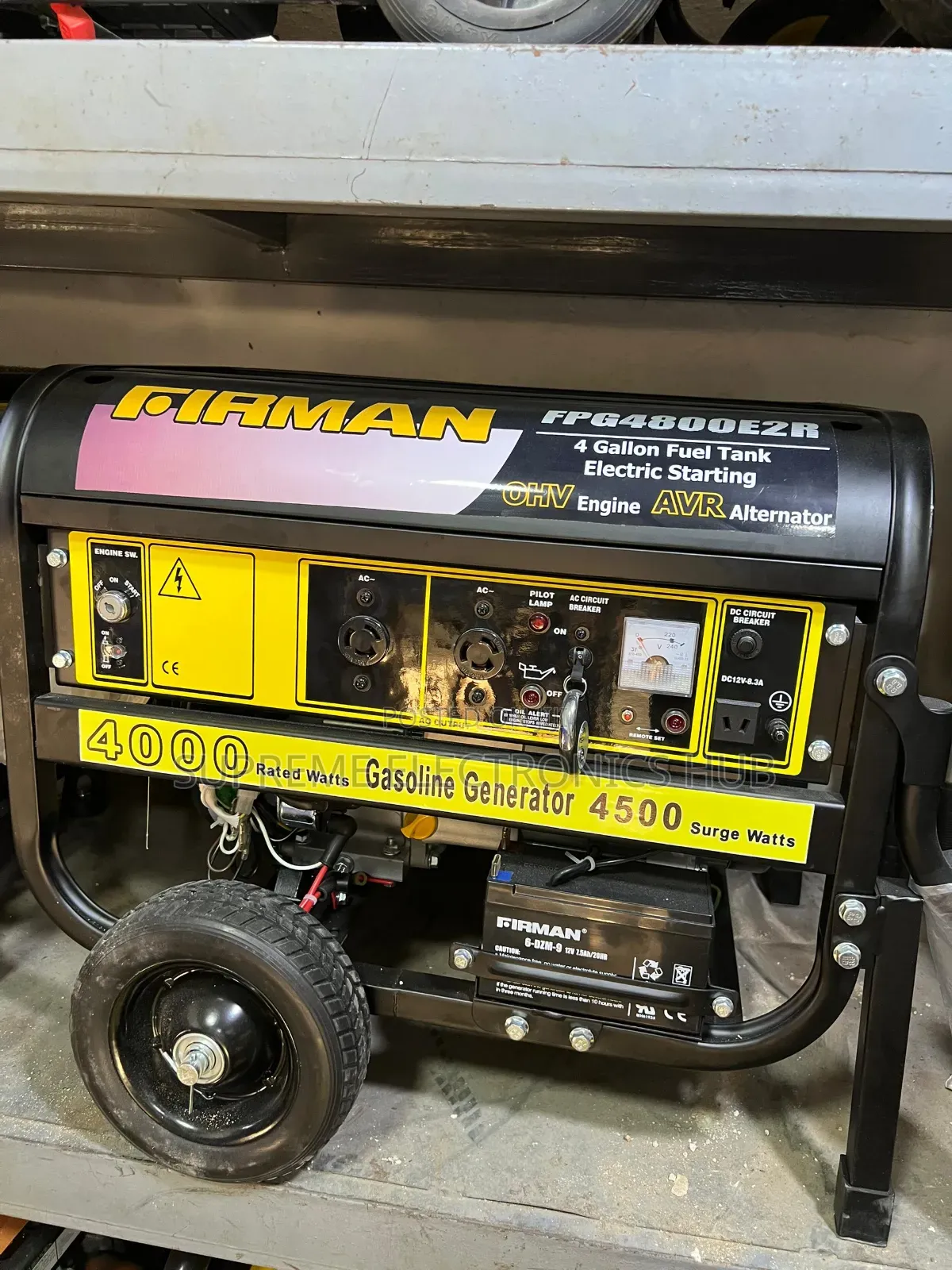 Model Fpg4800e2 Firman Black Design Petrol Generator Set (Very Rugged)