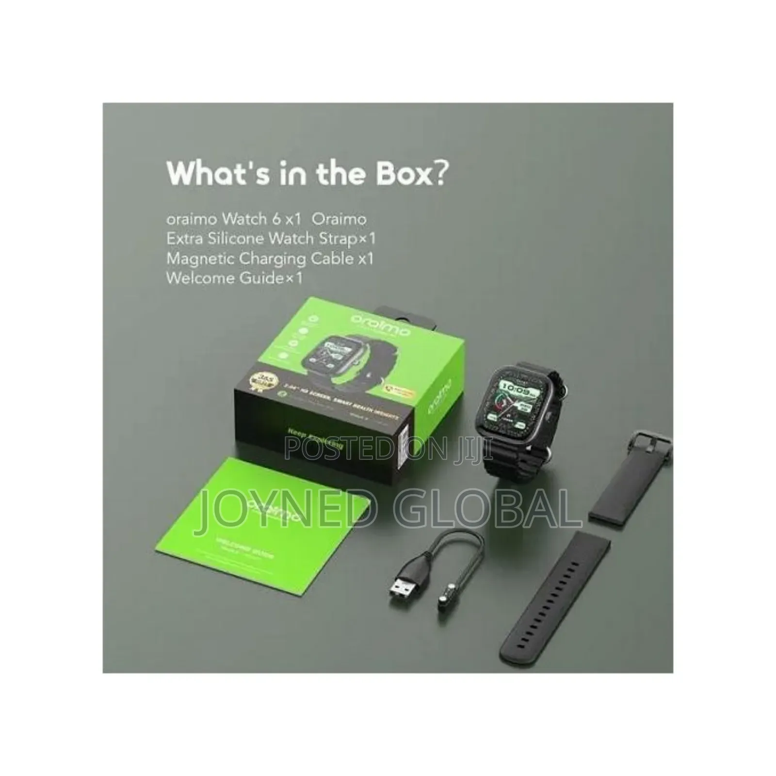 Oraimo Watch 6 With Active Ai Features, Bluetooth Call and Health Chek