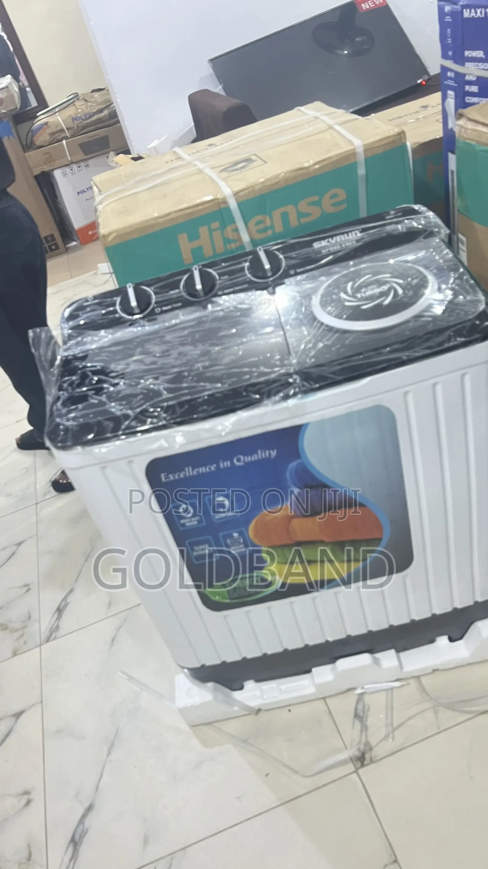Skyrun 7kg Manual Washing Machine – Water Saving Home Appliance