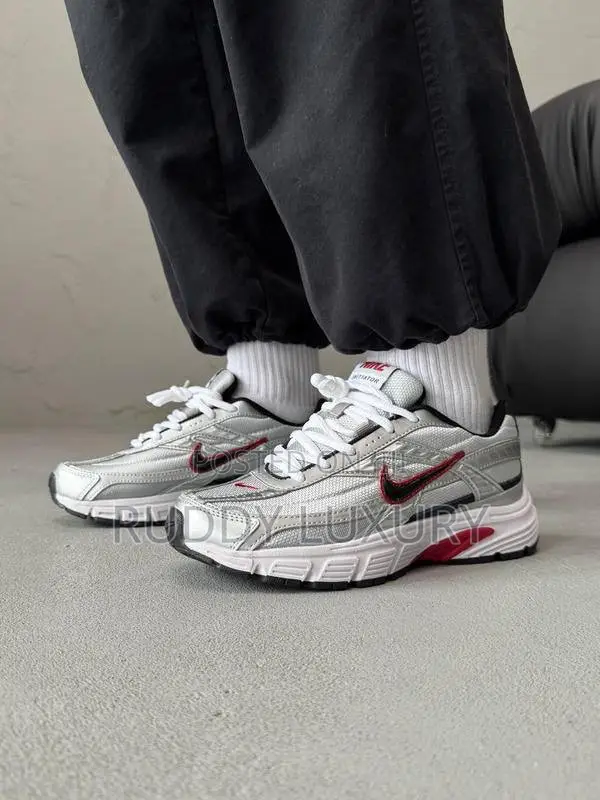 Nike Initiator Metallic Silver Red Sneakers 
