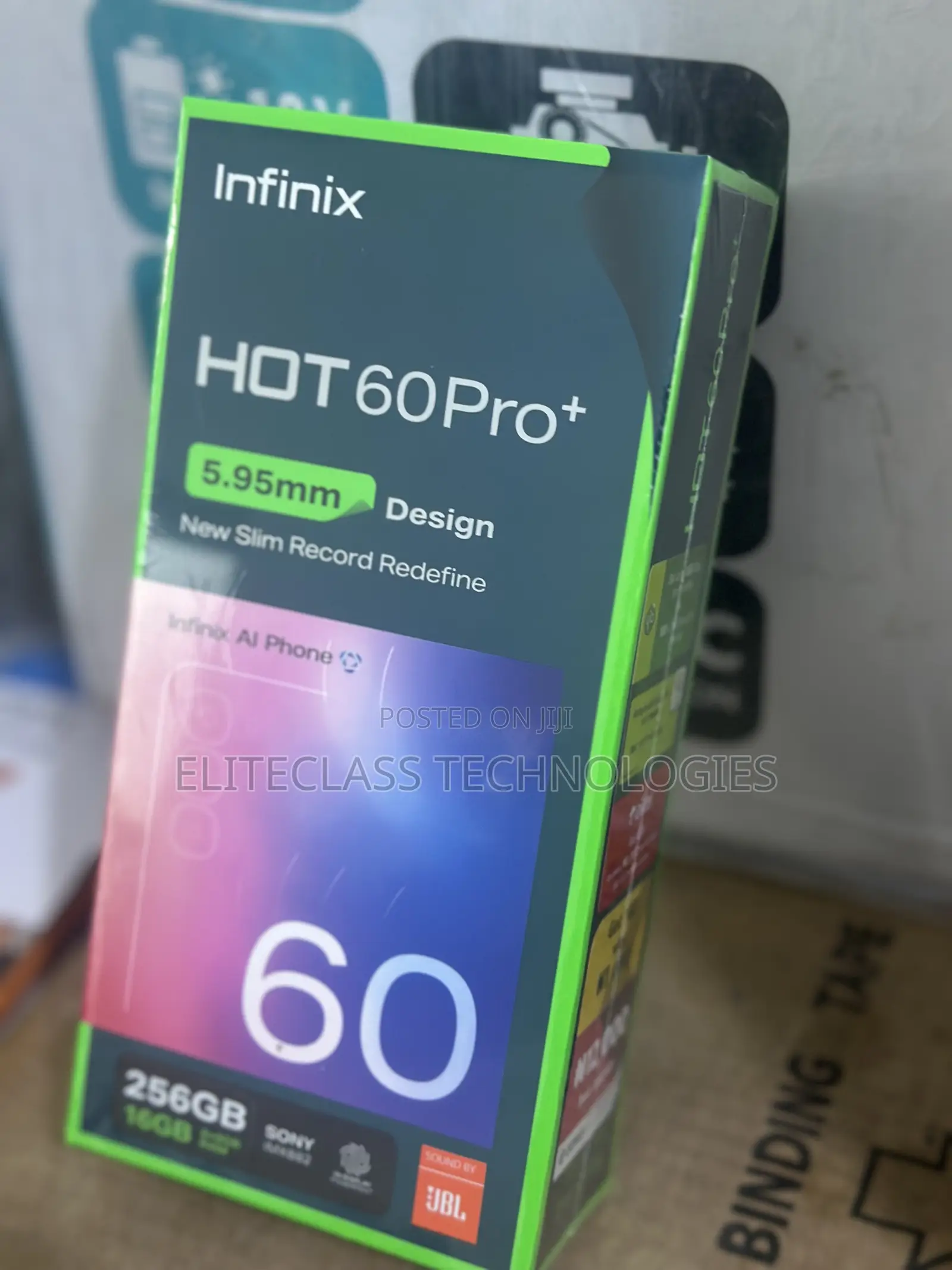 New Infinix Hot 60 Pro+ 128 GB Black