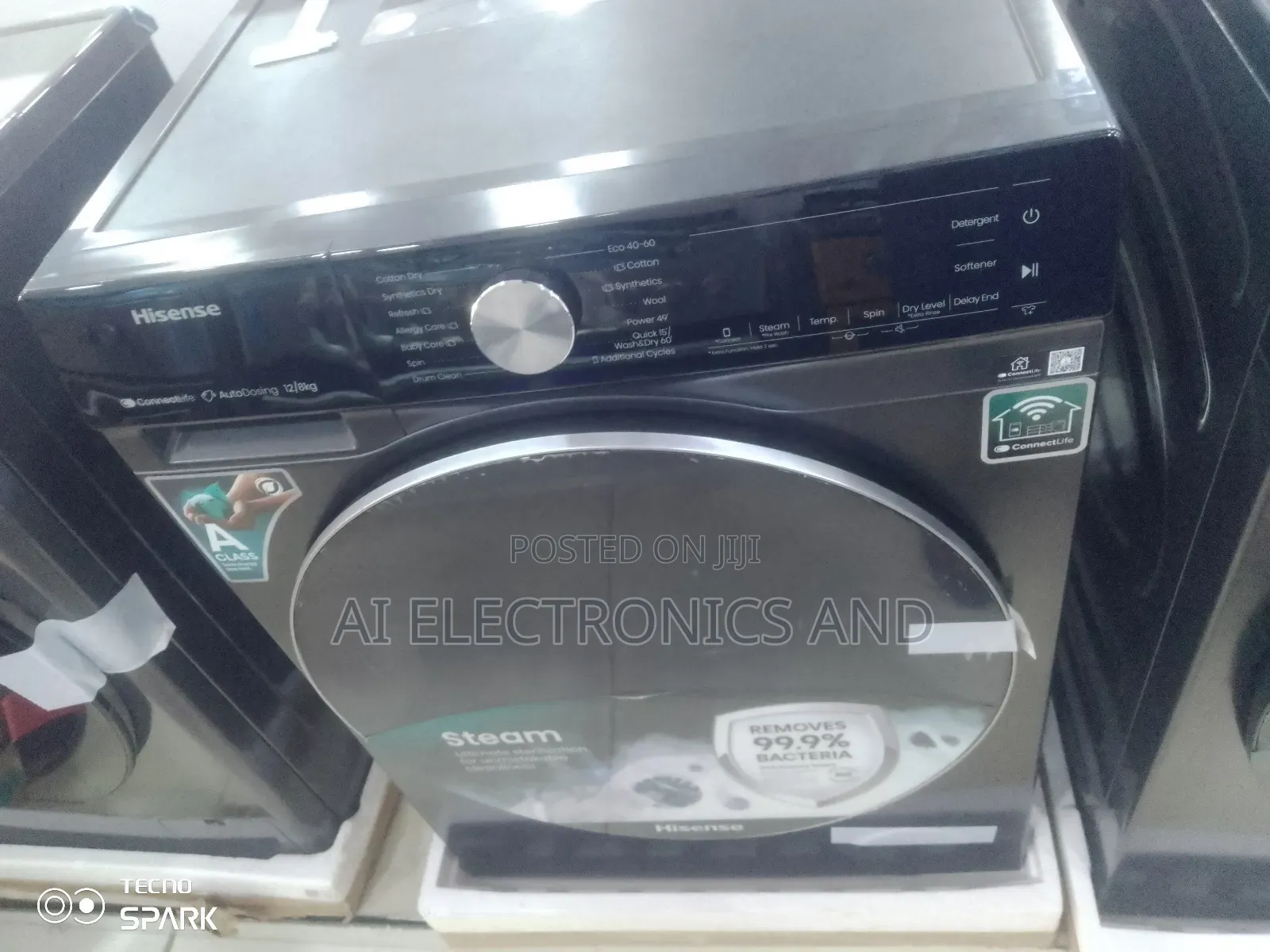 Hisense Washing and Drying Machine Front Load 12kg
