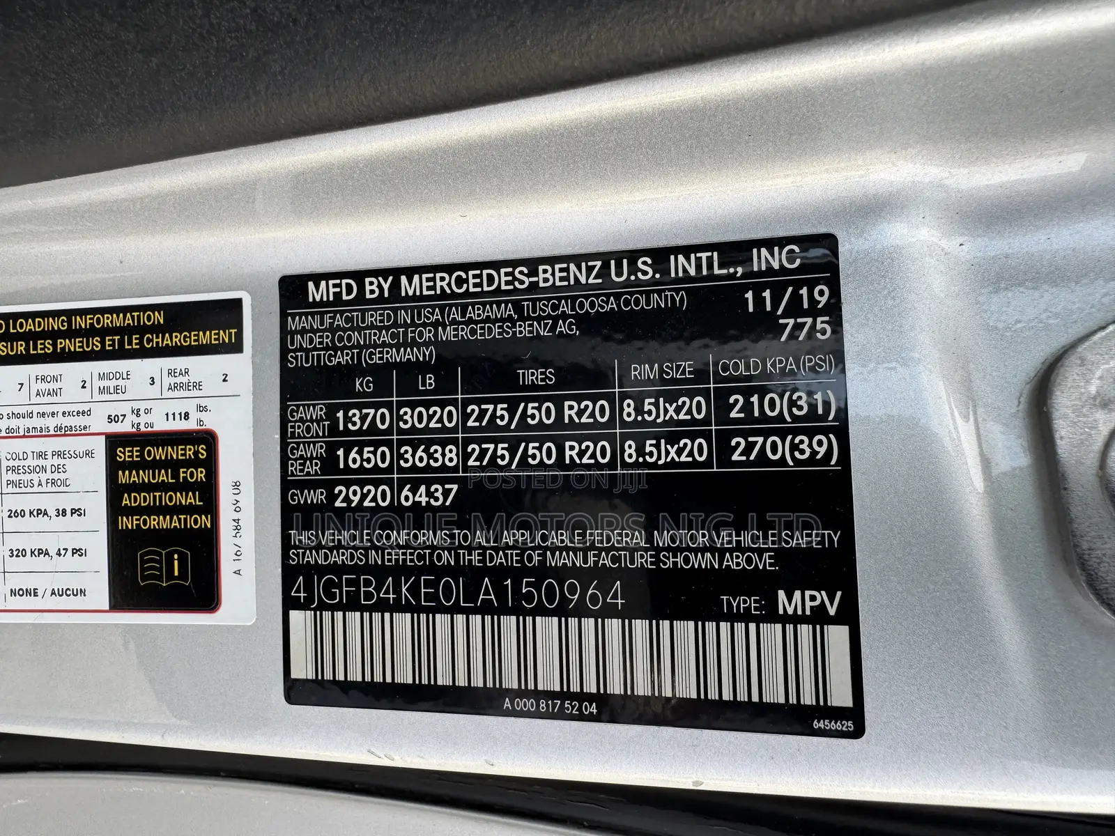 Mercedes-Benz GLE-Class GLE 350 4MATIC 2020 Silver