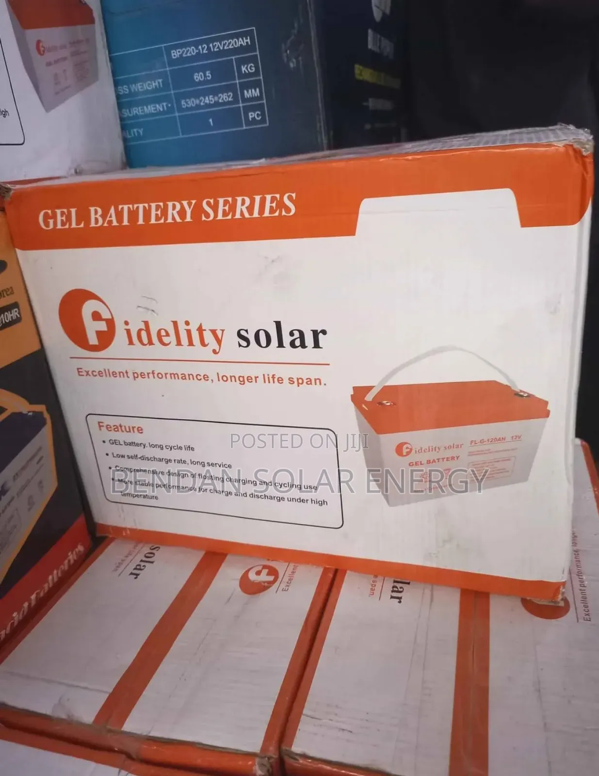 Fidelity 120ah 12v Deep Cycle Battery– Reliable Backup Power (1.44kwh)