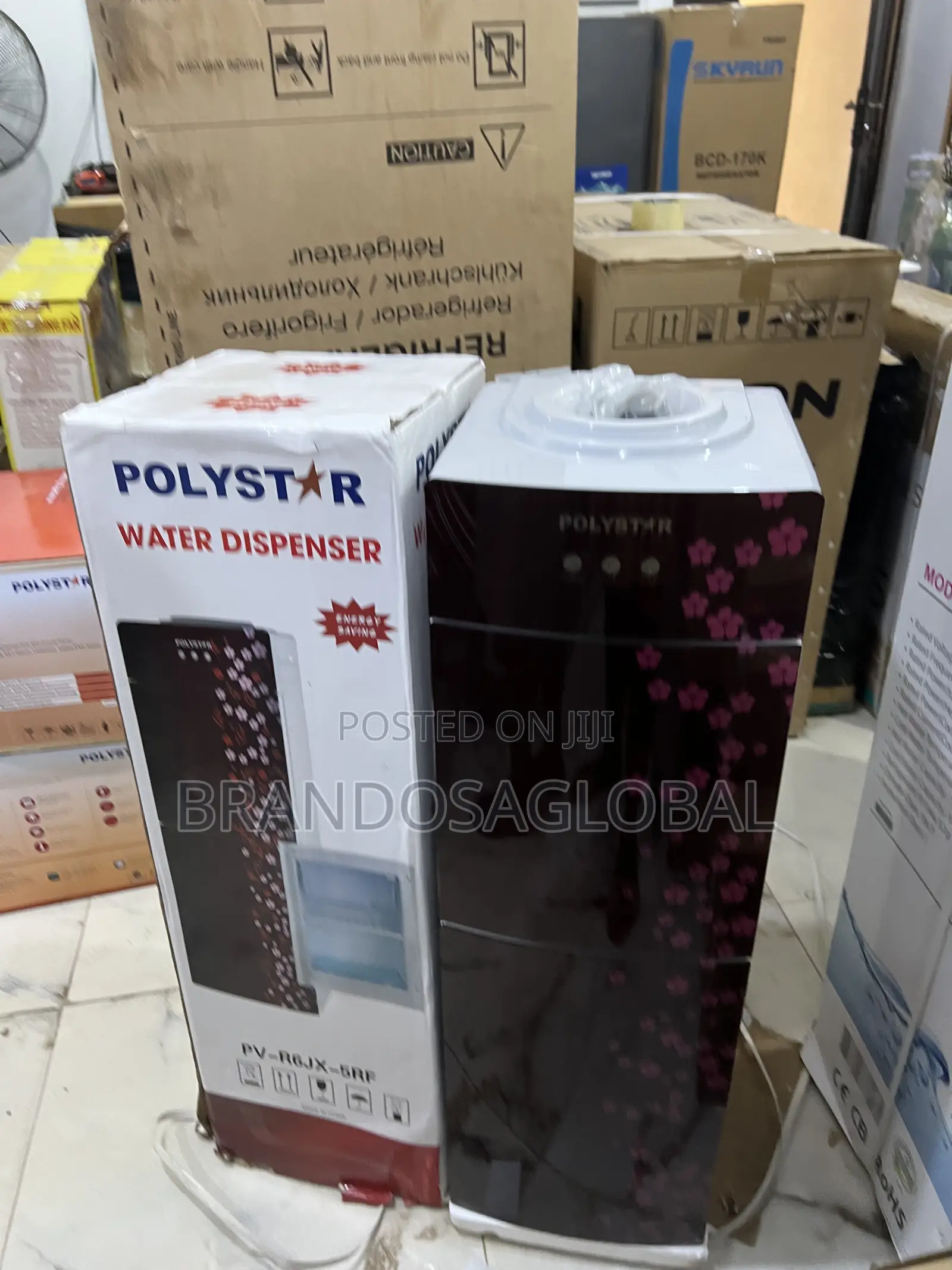 Polystar Water Dispenser Pv-R6jx-5rf | Hot, Cold Storage Cabinet