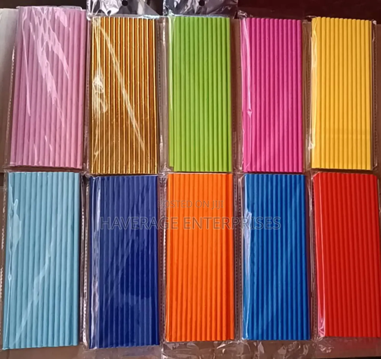 Multi Colour Paper Straw 1,000pces