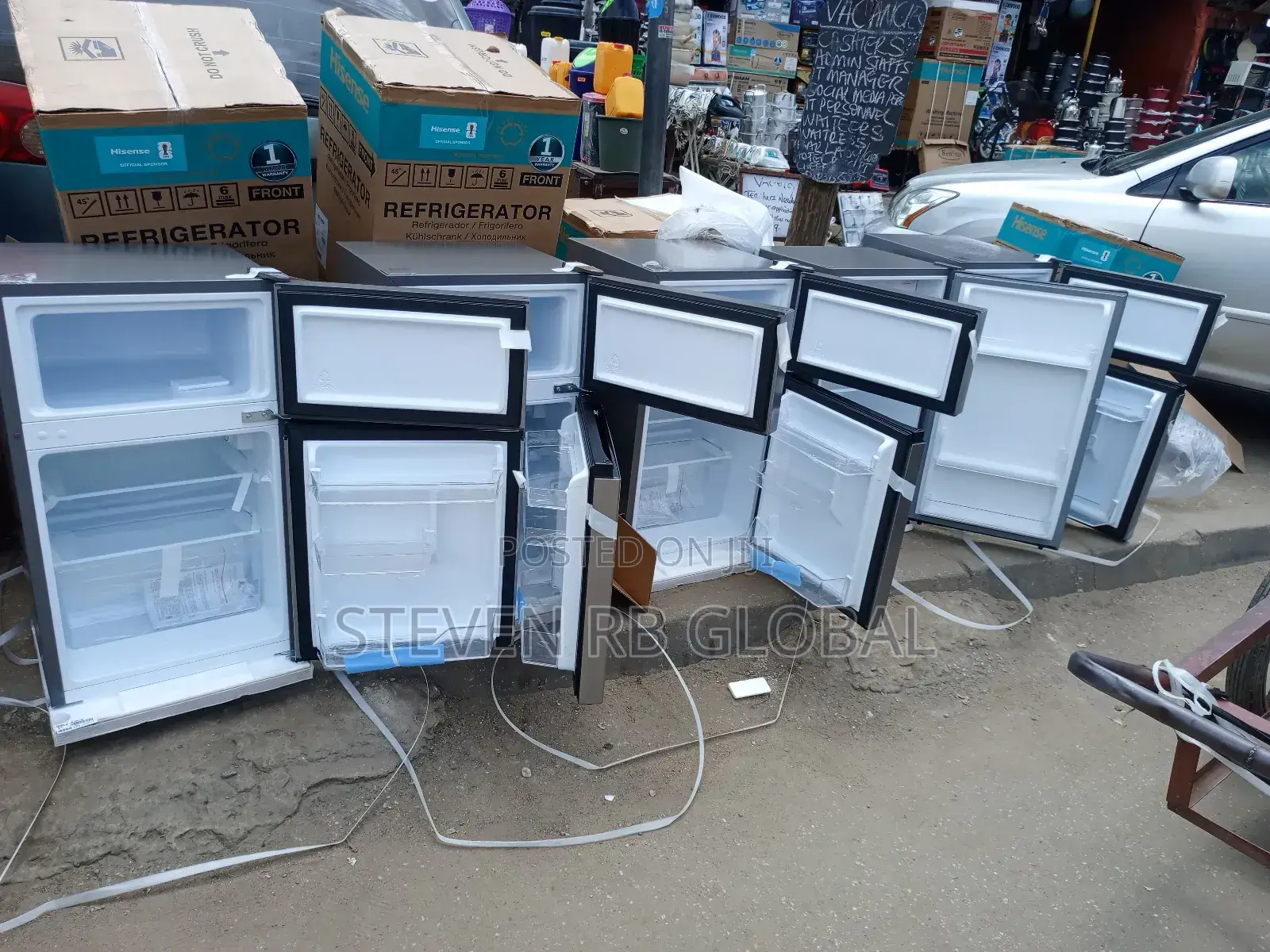 Hisense 87l Top Freezer Refrigerator | Ref 120dr (Inox Silver Finish)