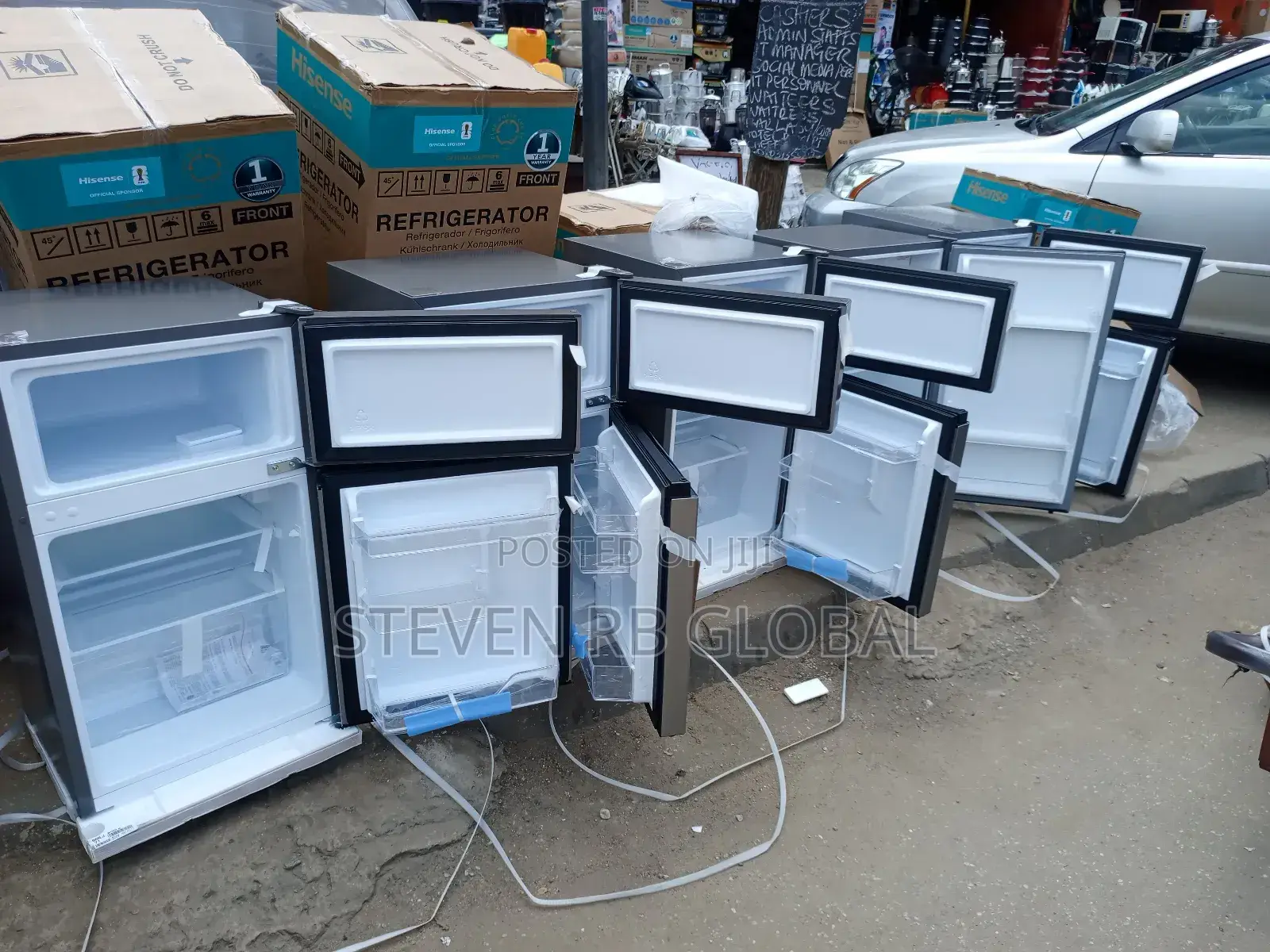Hisense 87l Top Freezer Refrigerator | Ref 120dr (Inox Silver Finish)