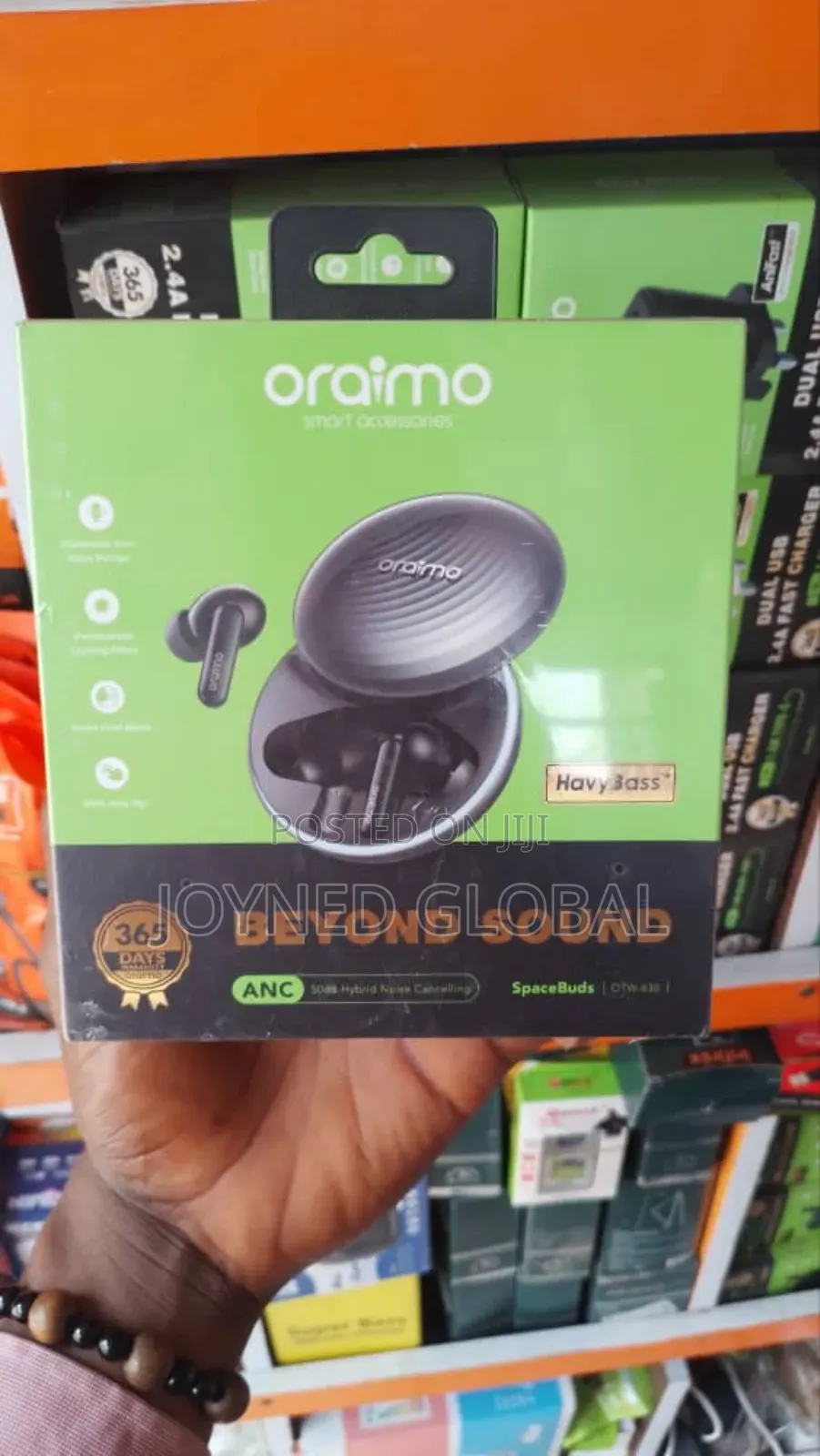 Oraimo Spacebud Headset With Superb Hybrid Noise Cancellation