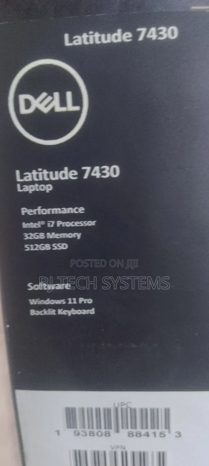 New Laptop Dell Latitude 7430 32GB Intel Core I7 SSD 512GB
