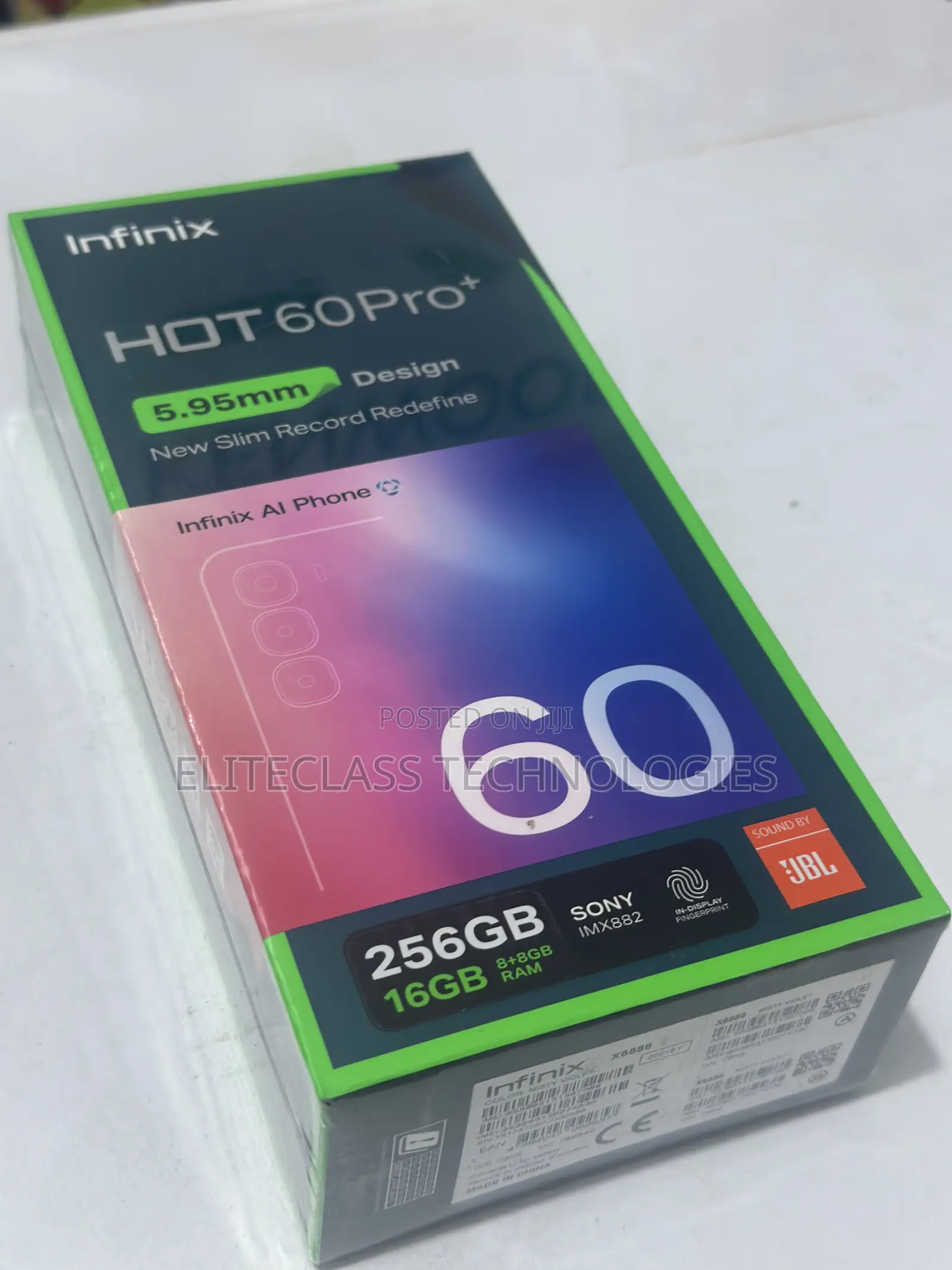New Infinix Hot 60 Pro+ 128 GB Black