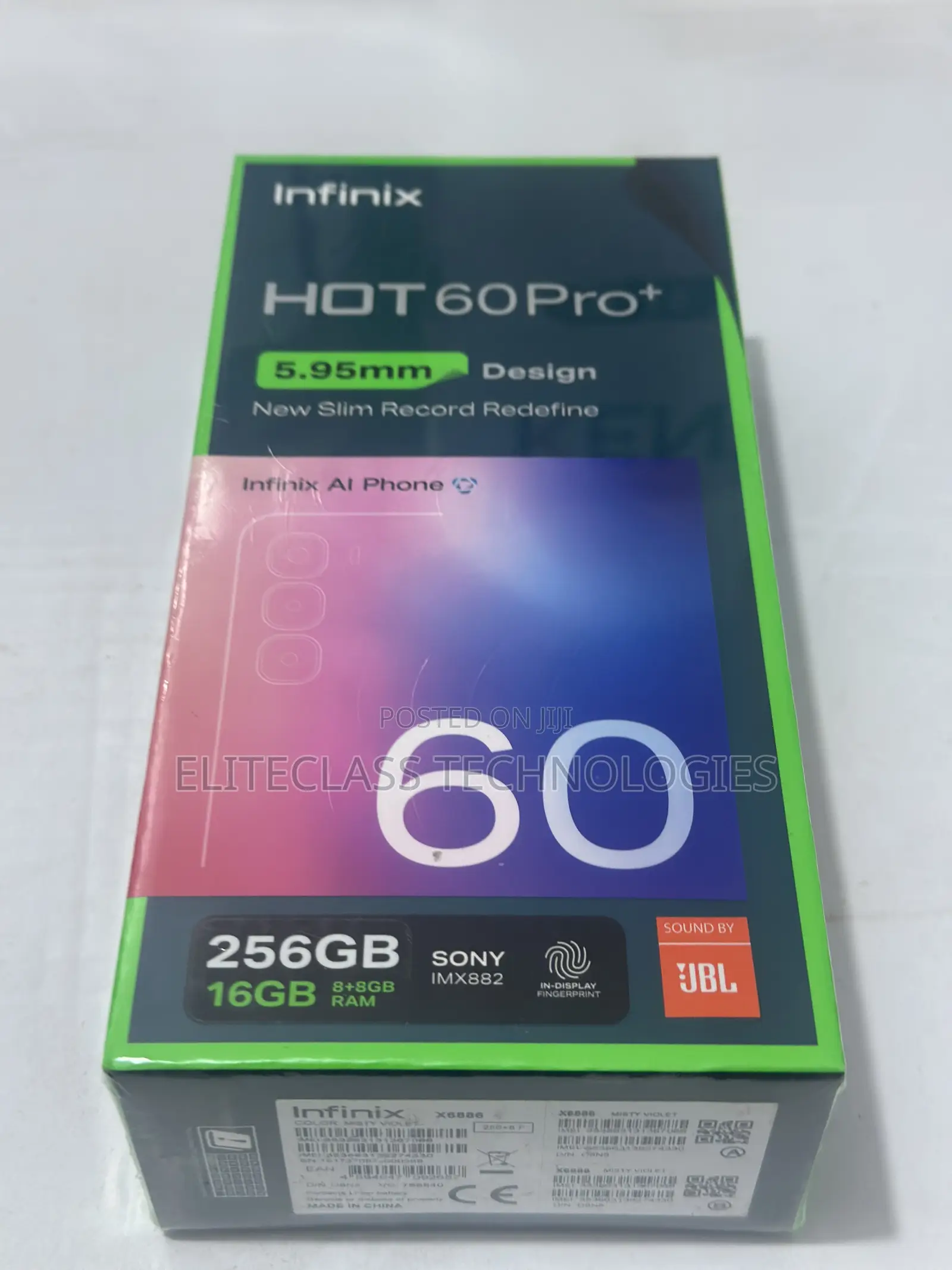 New Infinix Hot 60 Pro+ 128 GB Black