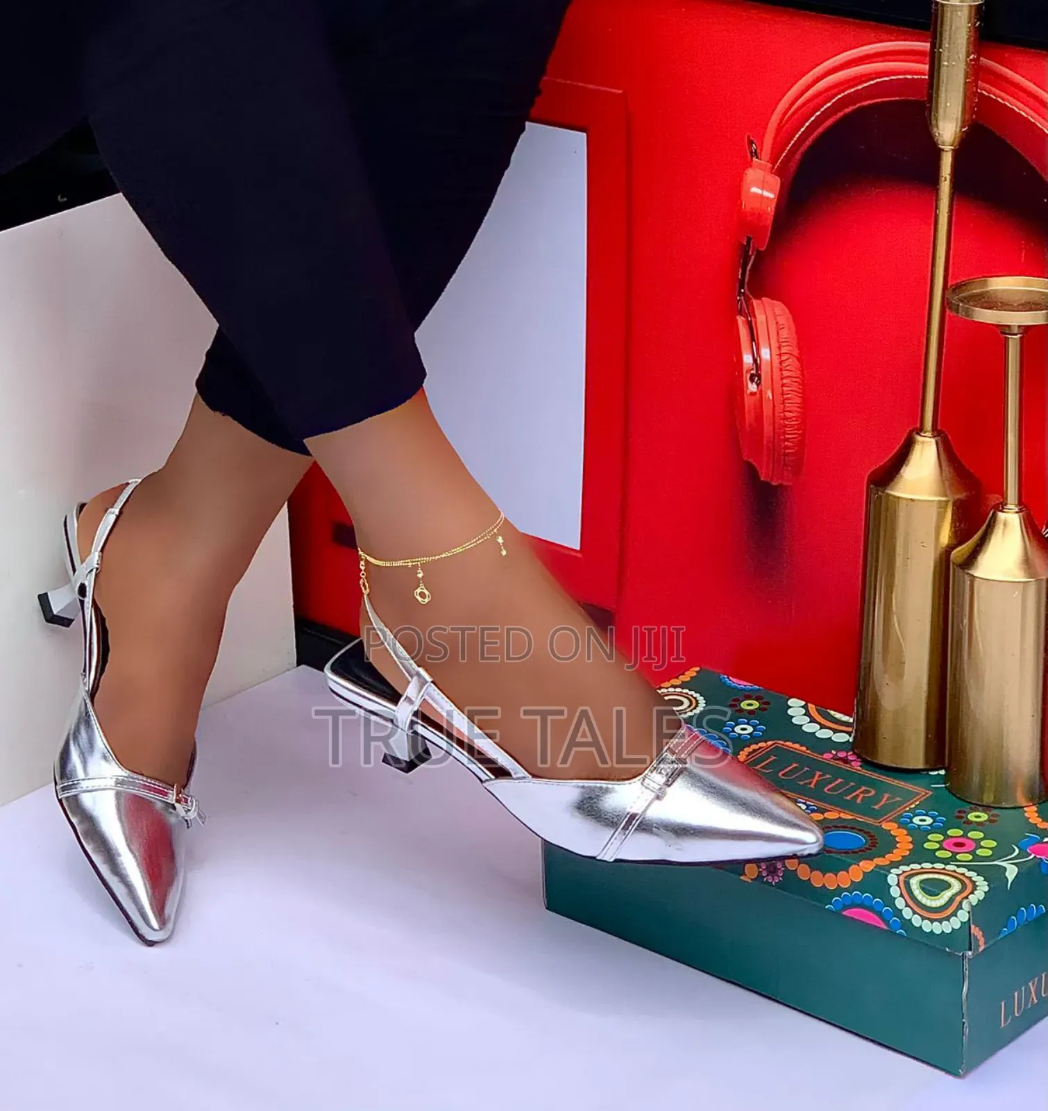Formal Classy Pointed-toe Leather Kitten Heel. Sizes 37-42. #Iys