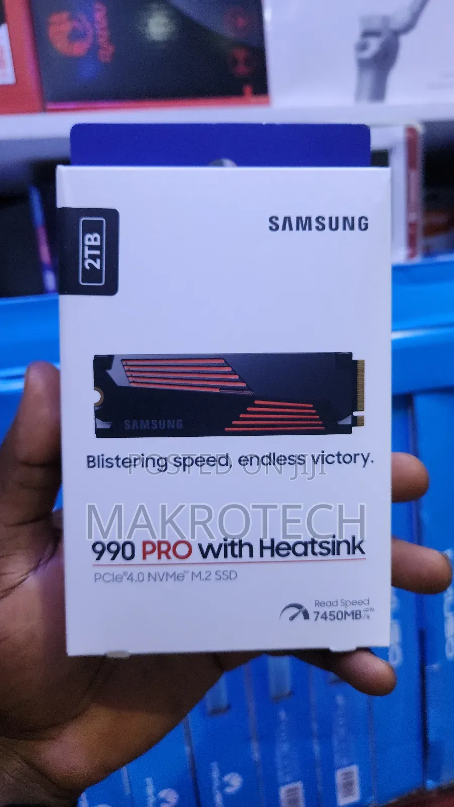 Samsung 990 Pro Ssd 2tb Pcie 4.0 M.2 2280 Internal Ssd 7450mbps