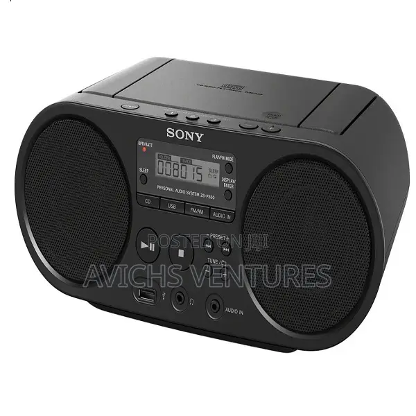 Portable Cd Boombox Player Digital Tuner Am/Fm Radio Usb Playback