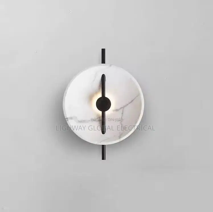 Living Room Resin Circular Wall Lamp
