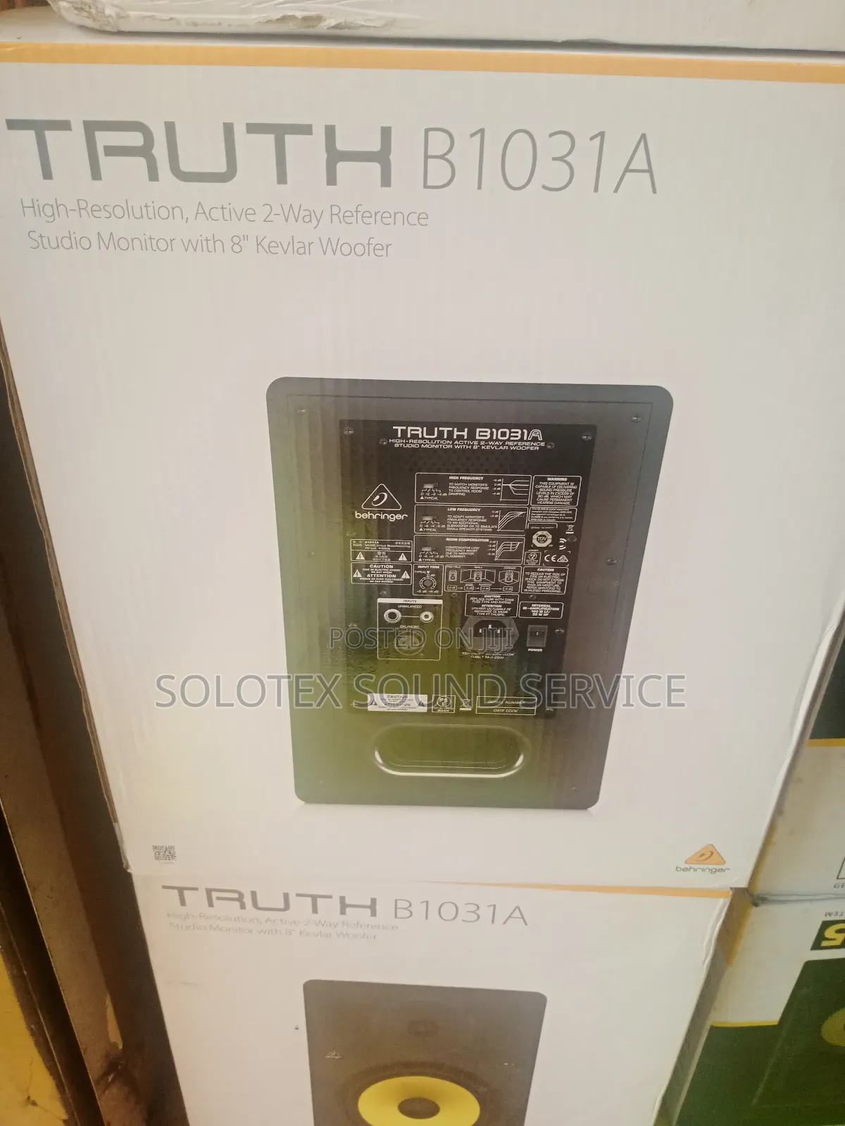 Quality Behringer Truth B2031a Active Studio Monitor