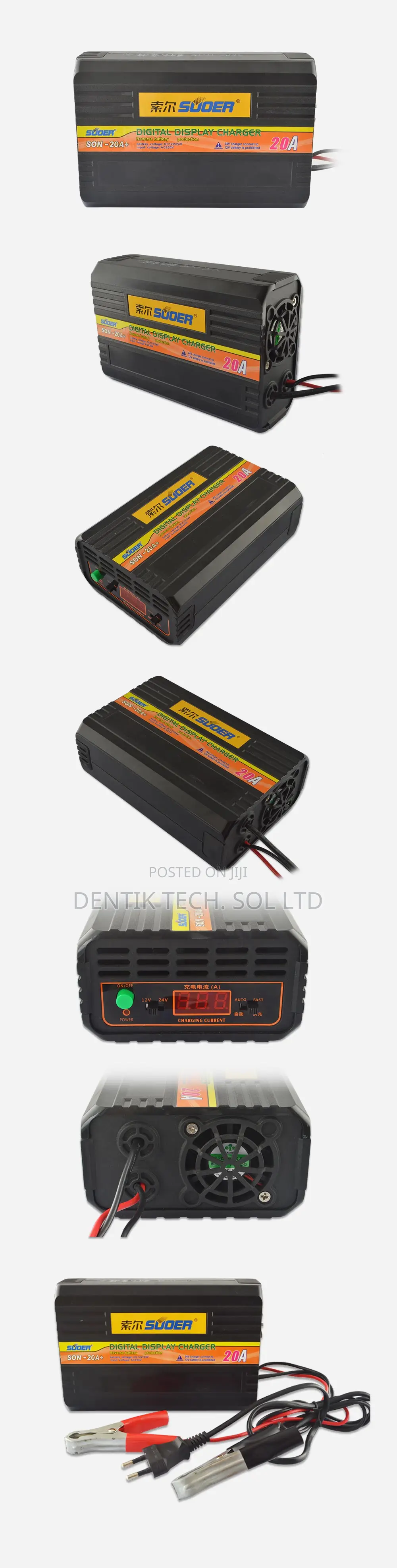 12v - 24v Souer Automatic Inverter / Car Battery Charger 20a