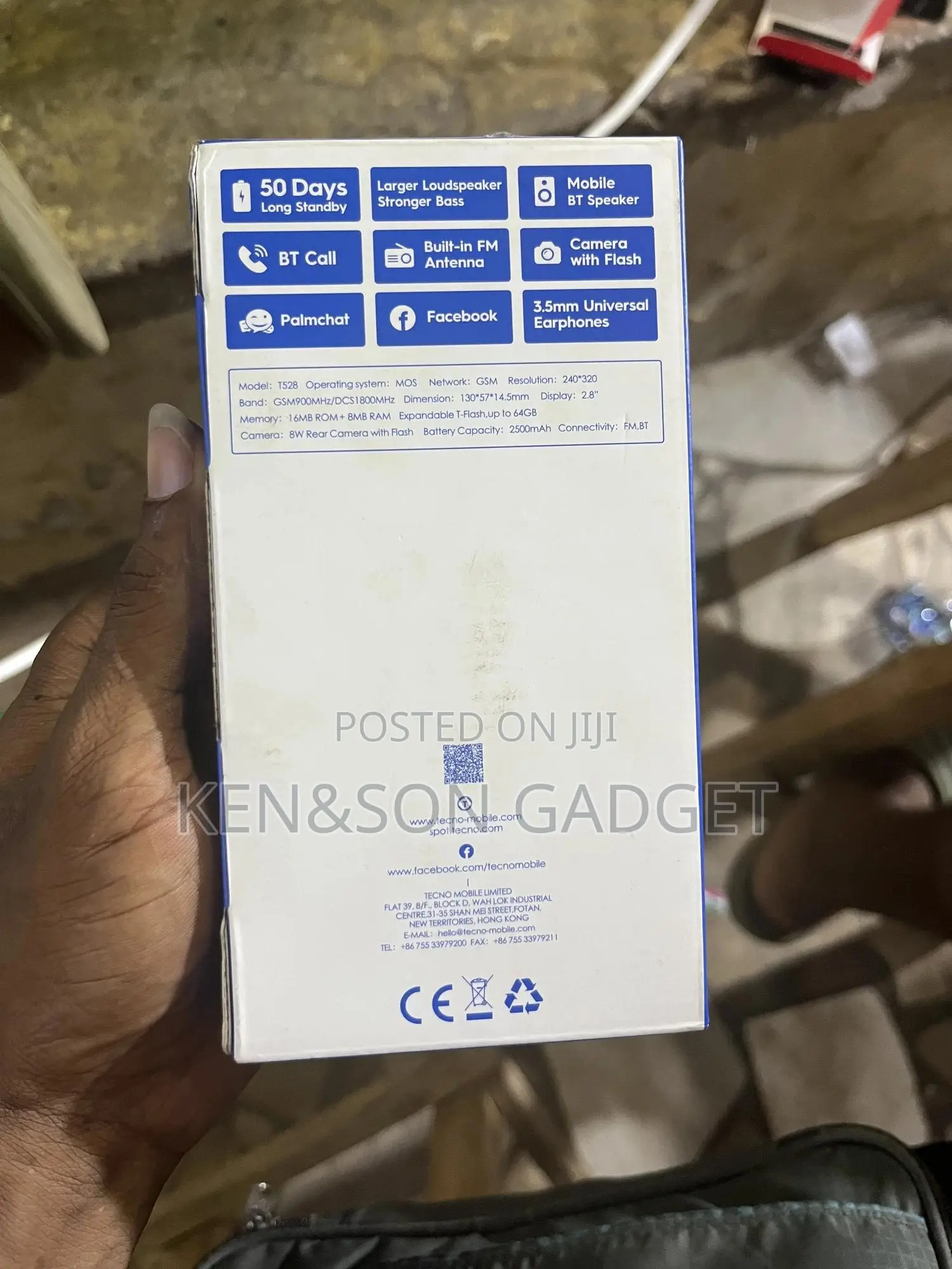 New Tecno T528 Gold