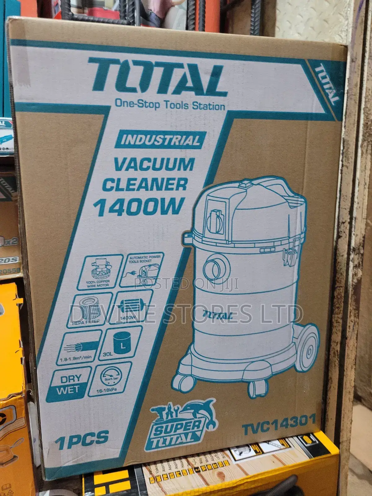 1400w Total Electric Vacuum Cleaner Machine(30l)