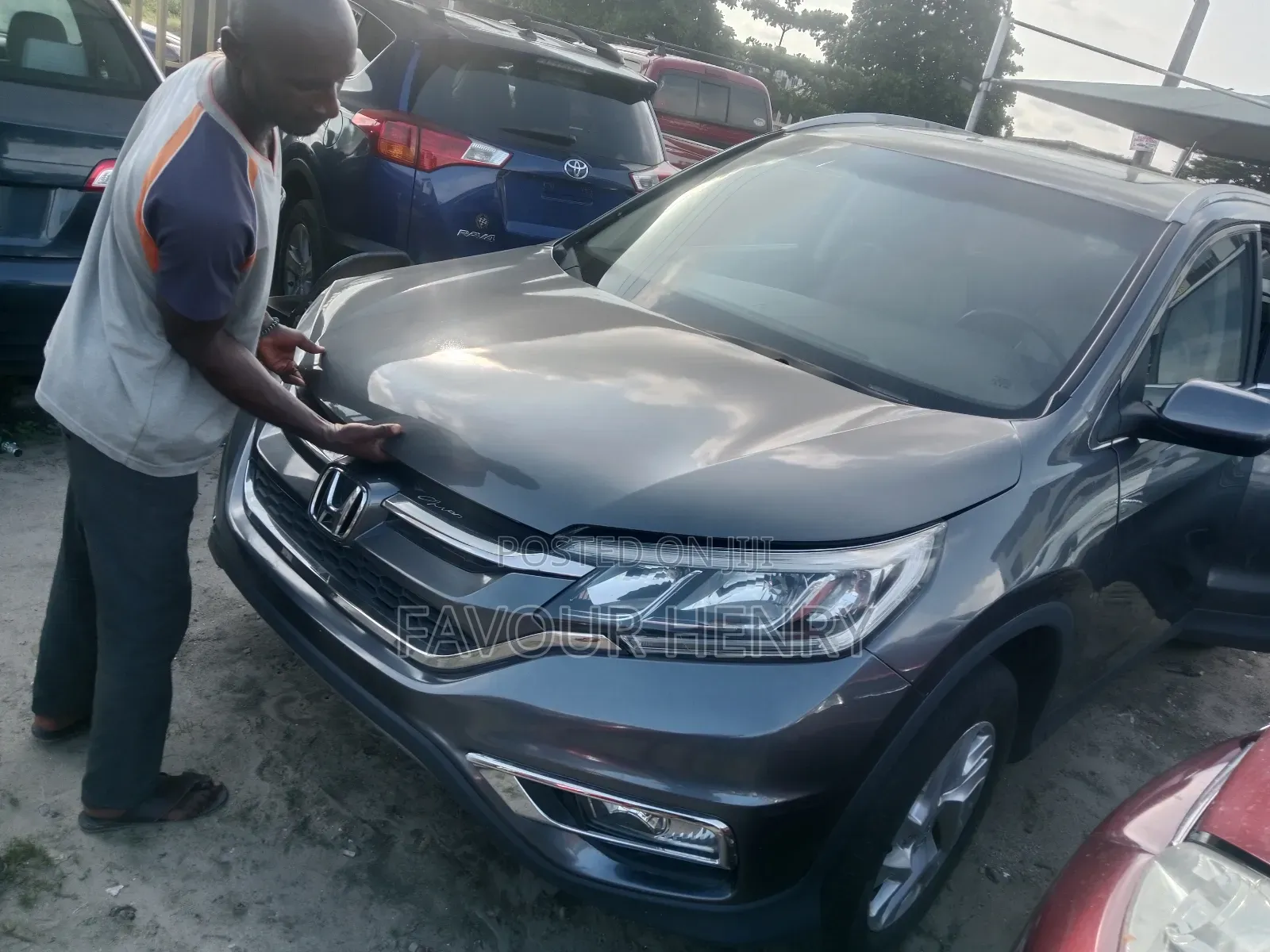 Honda CR-V LX 4dr SUV AWD (2.4L 4cyl CVT) 2016 Gray