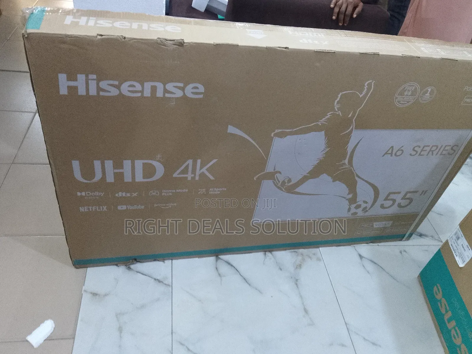 Next-Level Gaming: Hisense 55" Smart Tv With Low Input Lag